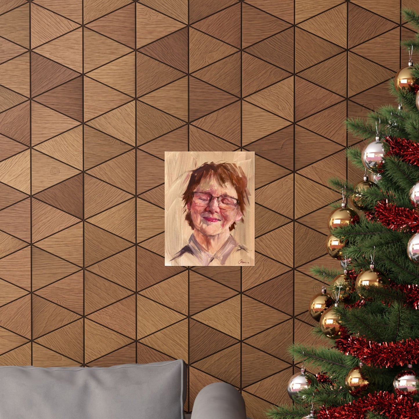 "Jaqueline" - Oil Portriait Print (Day 109)