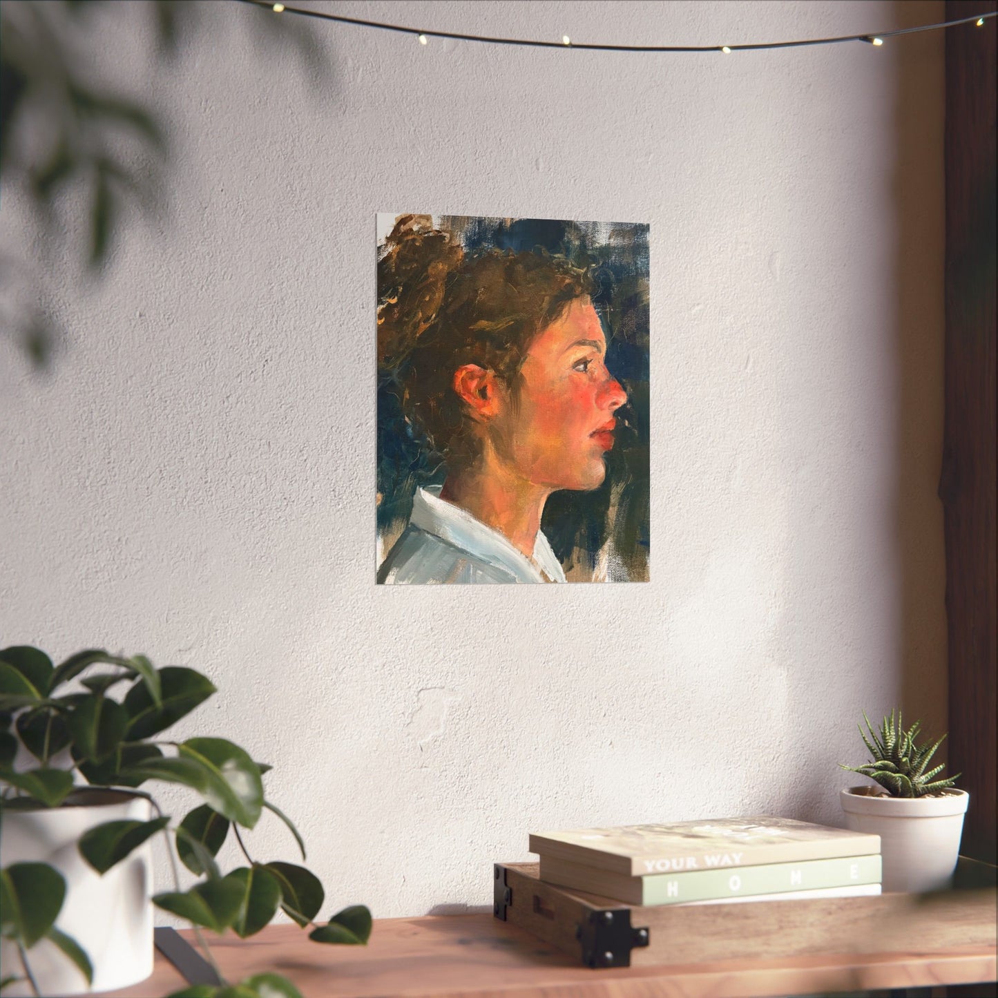 "Elysia" - Oil Portriait Print (Day 82)