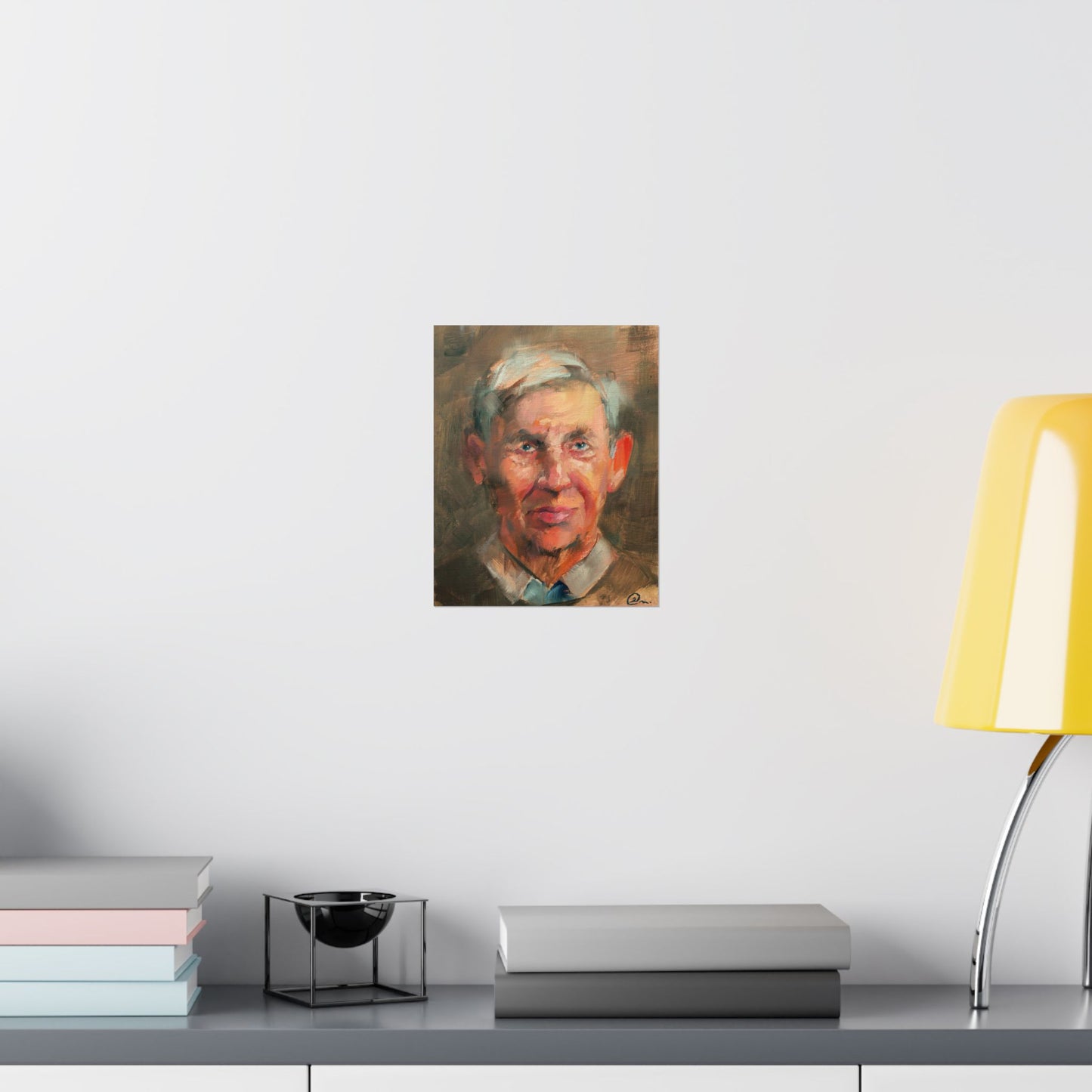 "Francis" - Oil Portriait Print (Day 87)