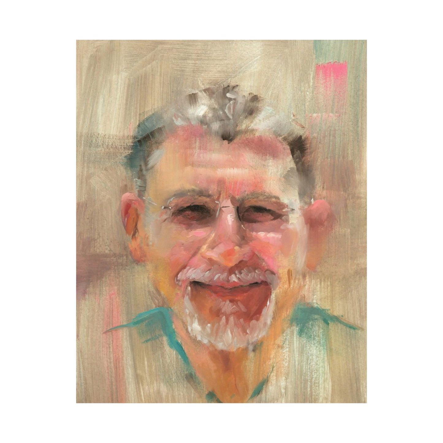 "Piero" - Oil Portriait Print (Day 56)