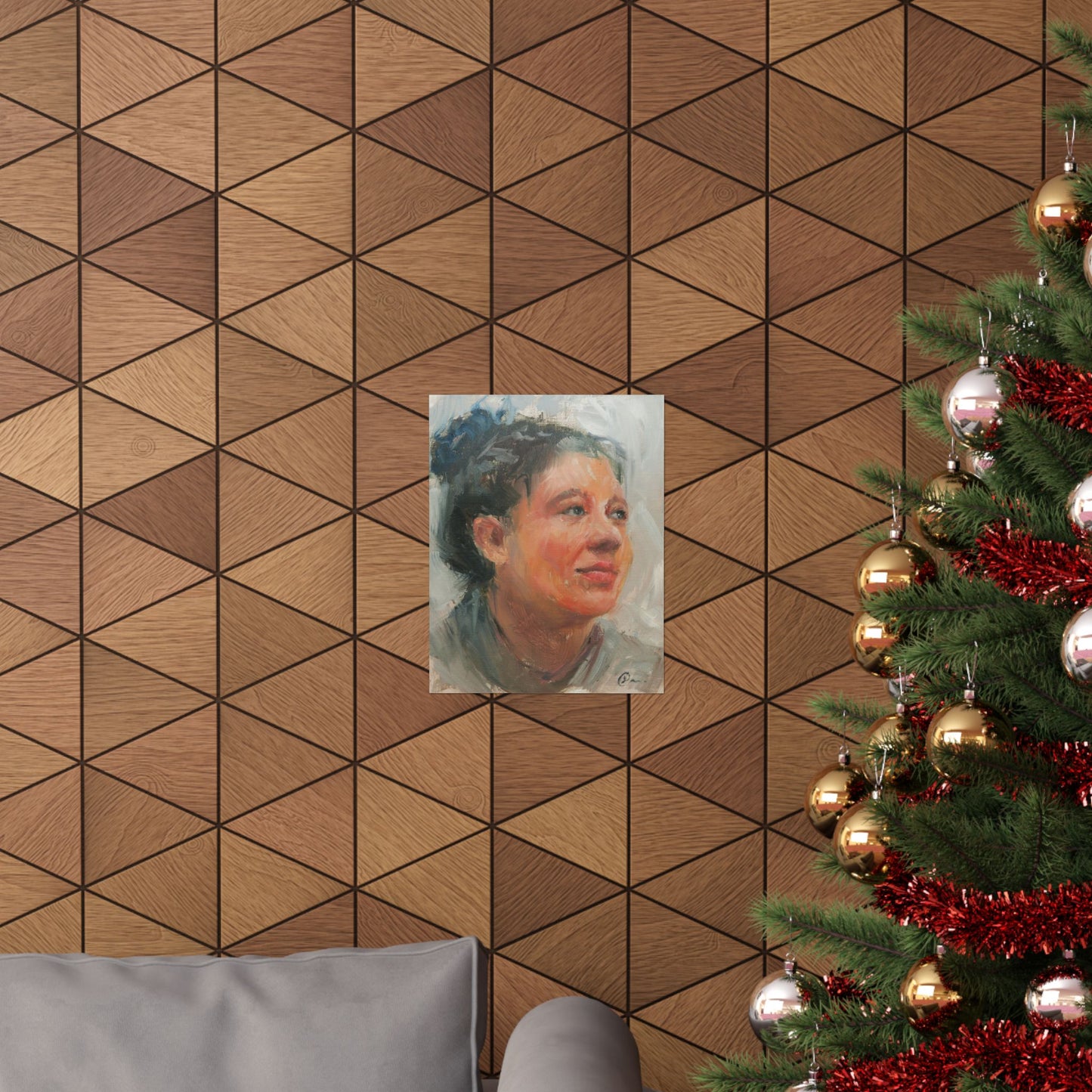 "Francesca" - Oil Portriait Print (Day 150)