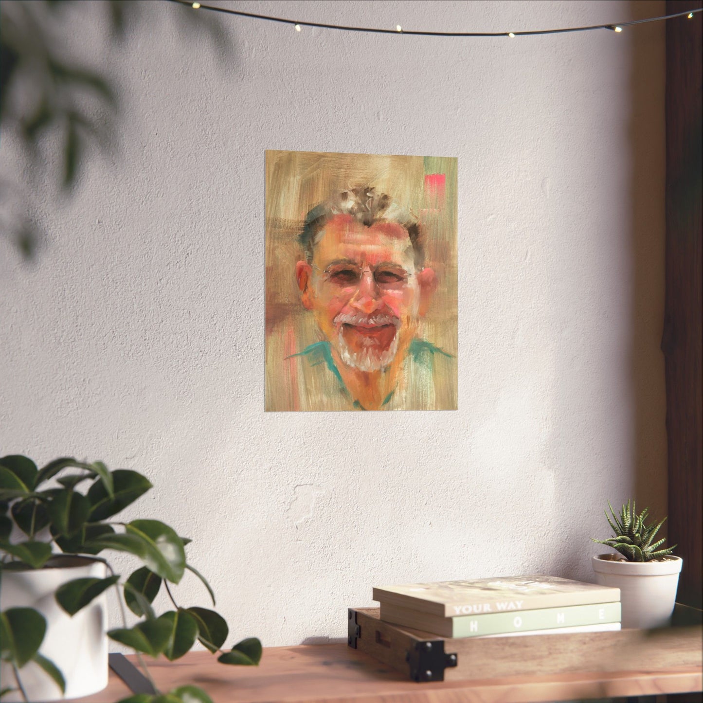"Piero" - Oil Portriait Print (Day 56)