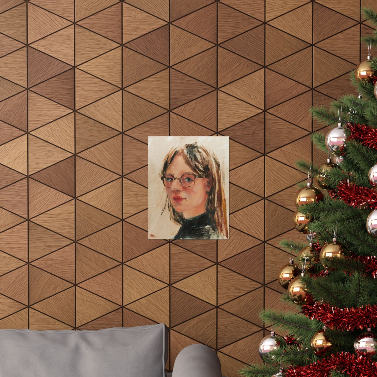 "Bea" - Oil Portriait Print (Day 166)