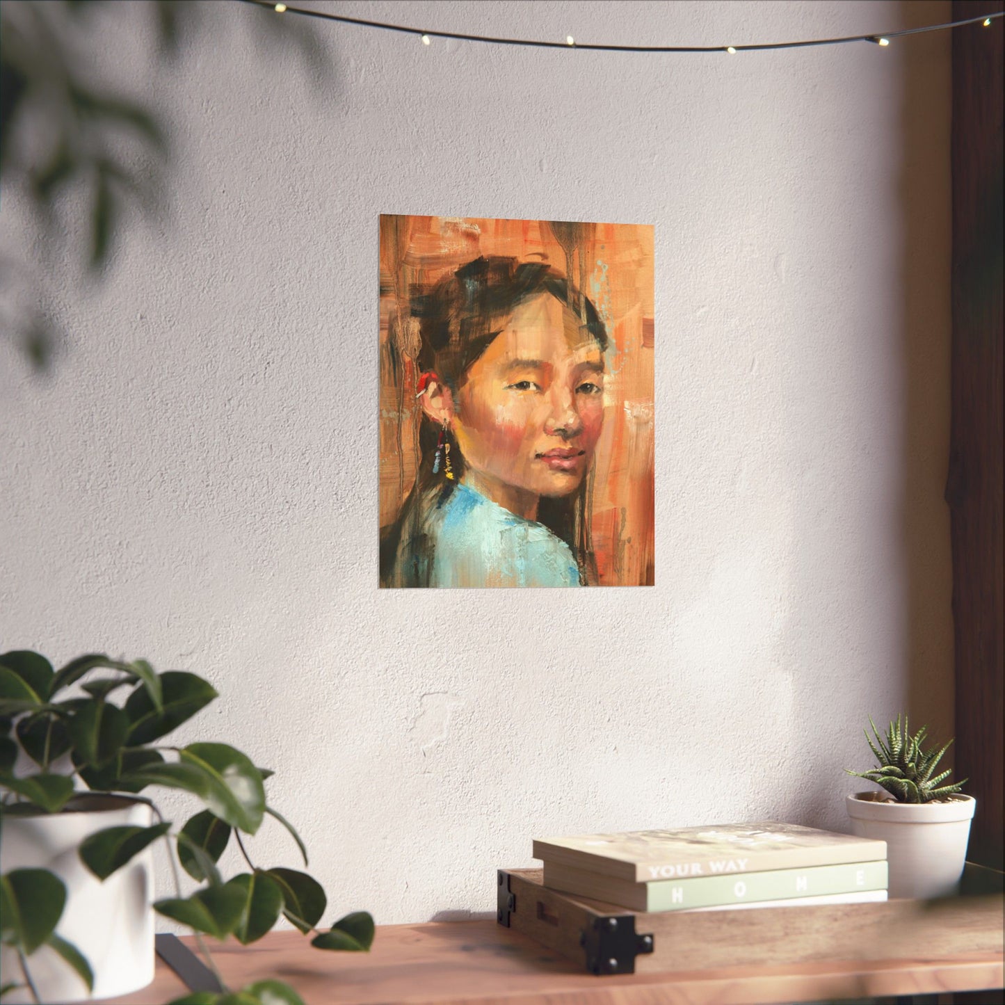 "Esme" - Oil Portriait Print (Day 46)