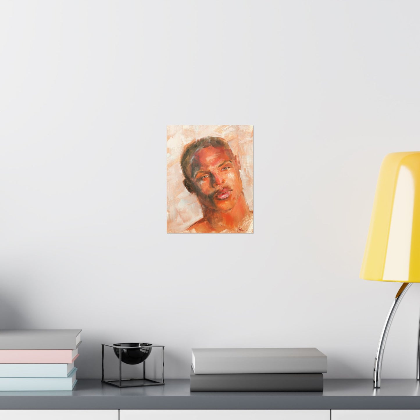 "Omar" - Oil Portriait Print (Day 124)