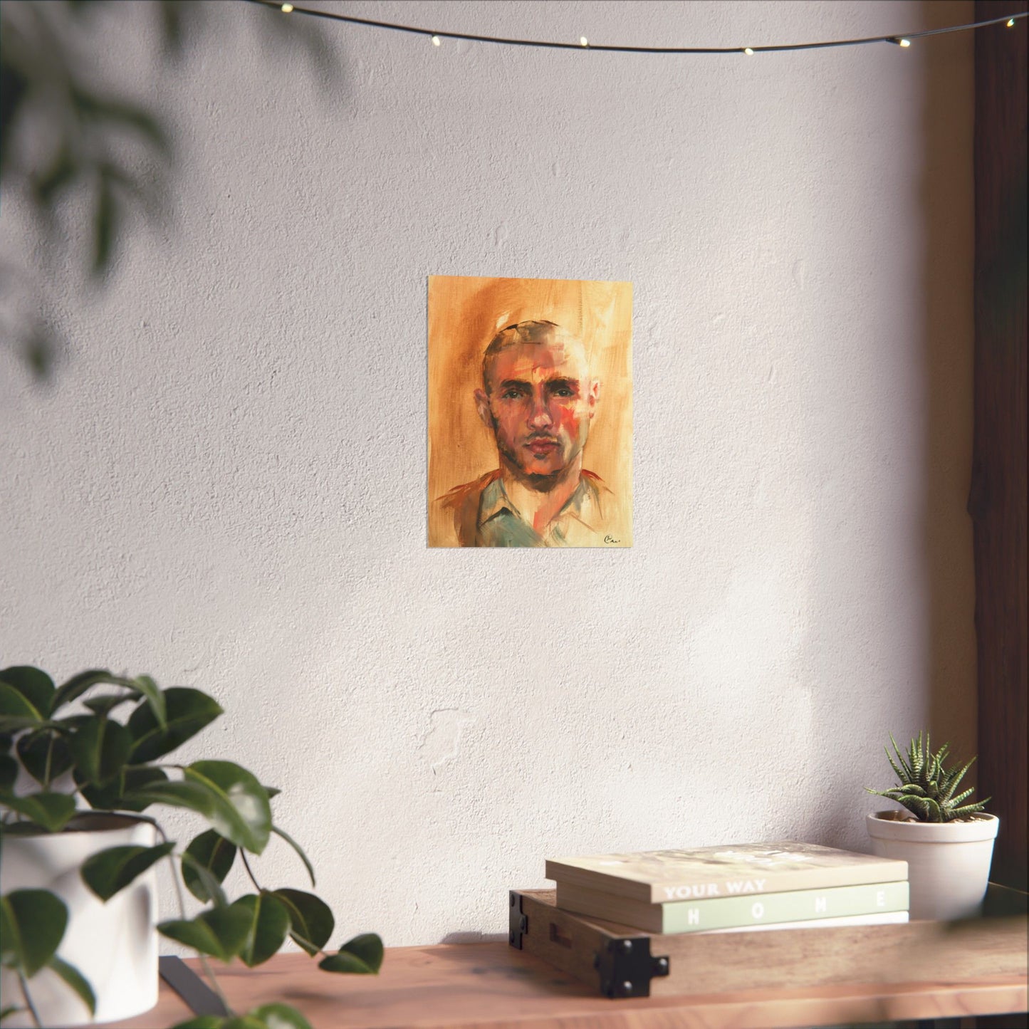 "Fouad" - Oil Portriait Print (Day 60)