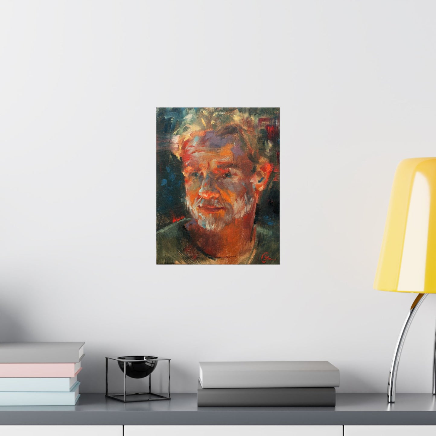 "Randolph" - Oil Portriait Print (Day 72)