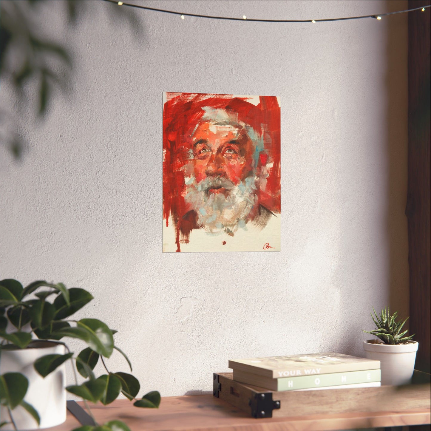 "Basil" - Oil Portriait Print (Day 96)