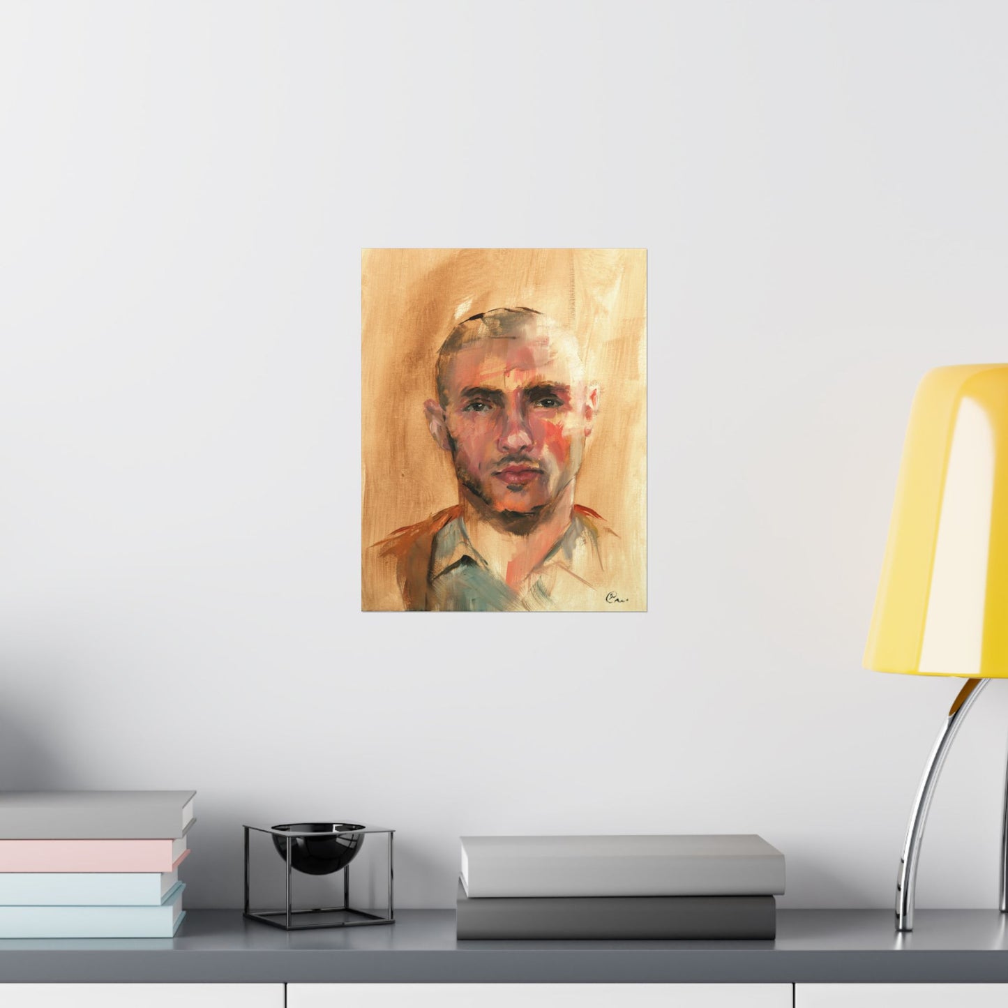 "Fouad" - Oil Portriait Print (Day 60)