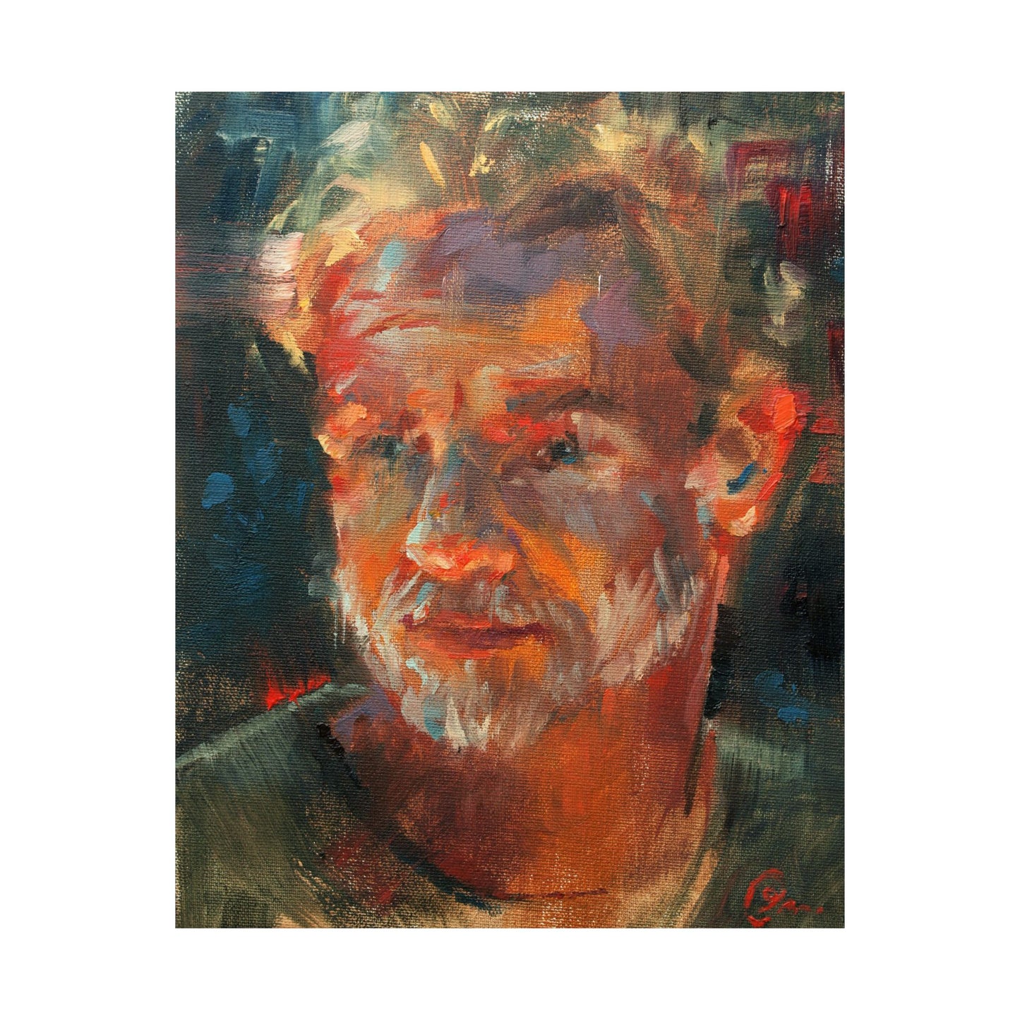 "Randolph" - Oil Portriait Print (Day 72)