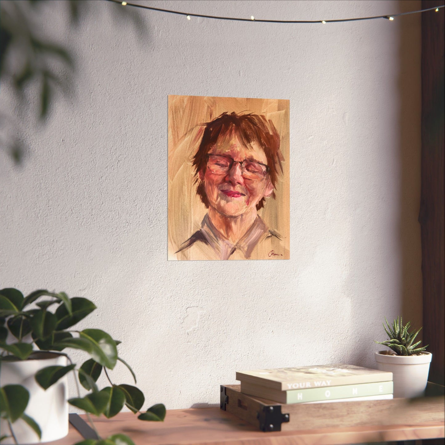 "Jaqueline" - Oil Portriait Print (Day 109)