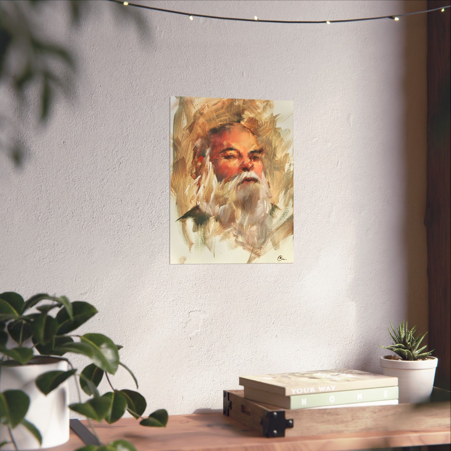 "Rupert" - Oil Portriait Print (Day 81)