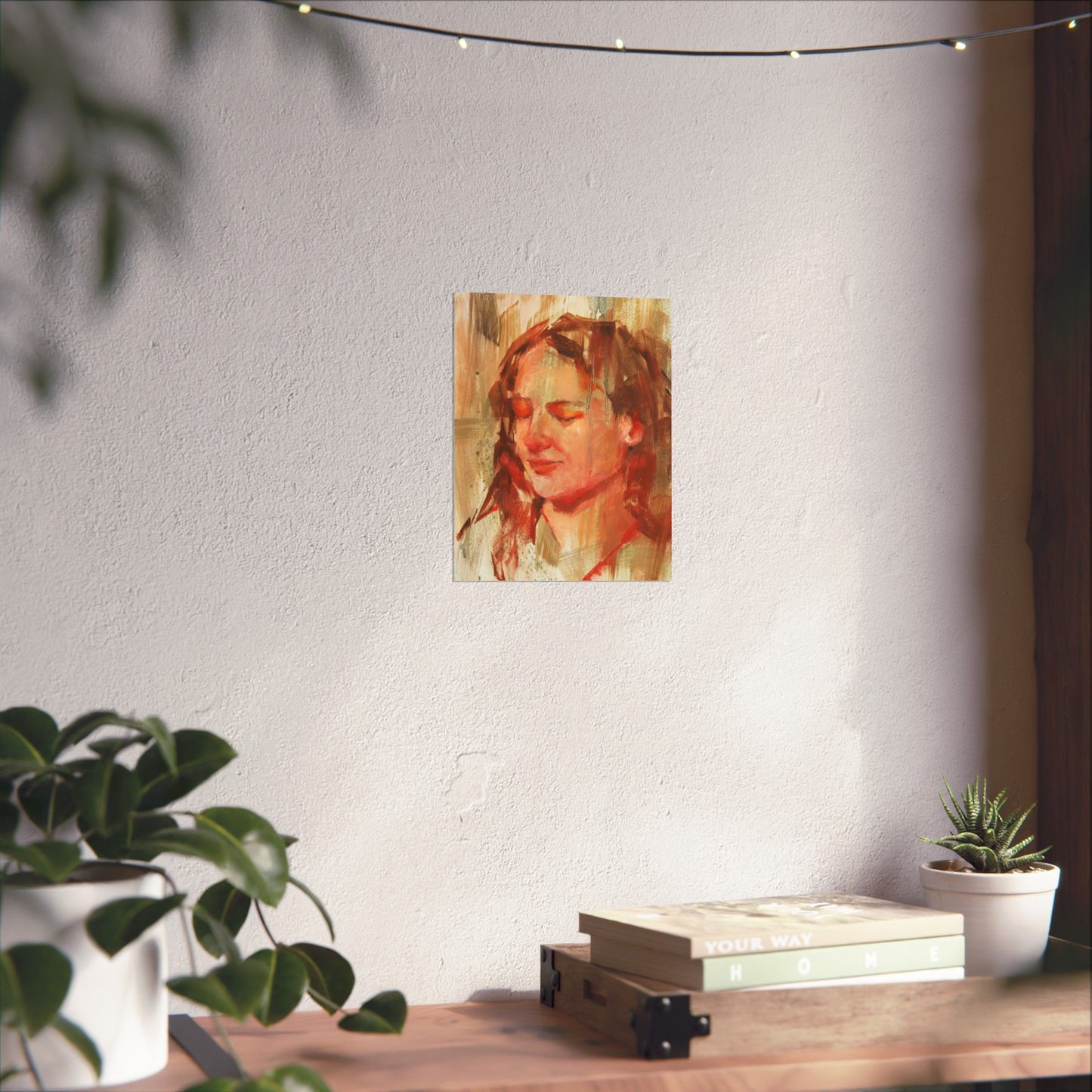 "Florence" - Oil Portriait Print (Day 50)