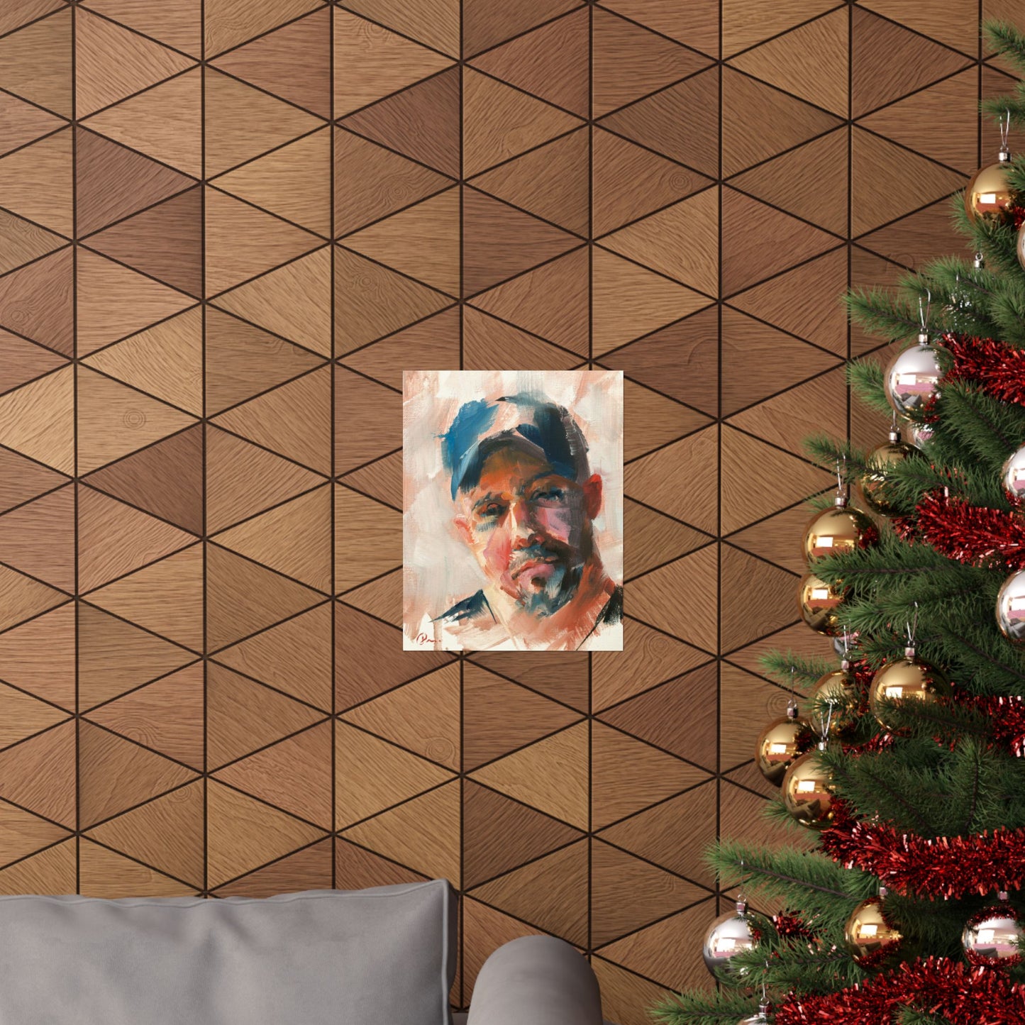 "Winston" - Oil Portriait Print (Day 122)