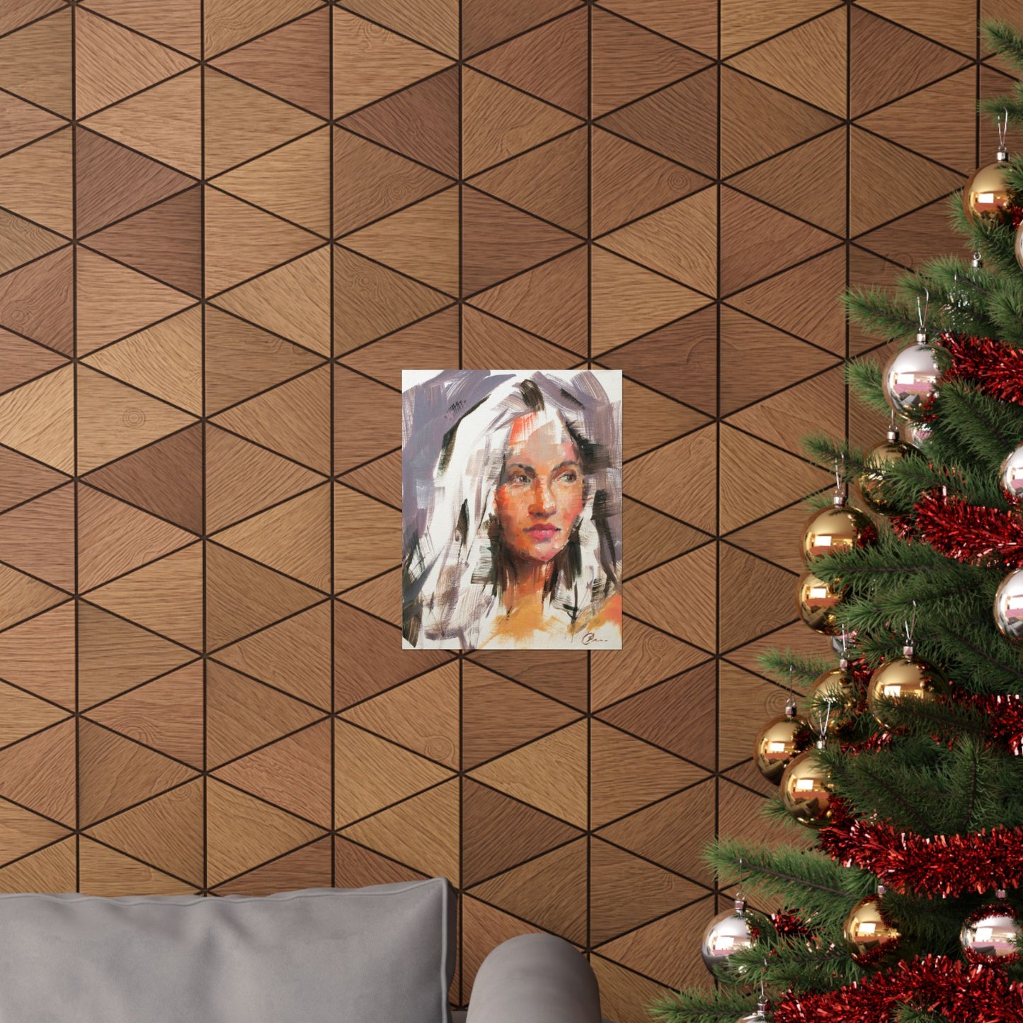 "Victoria" - Oil Portriait Print (Day 105)