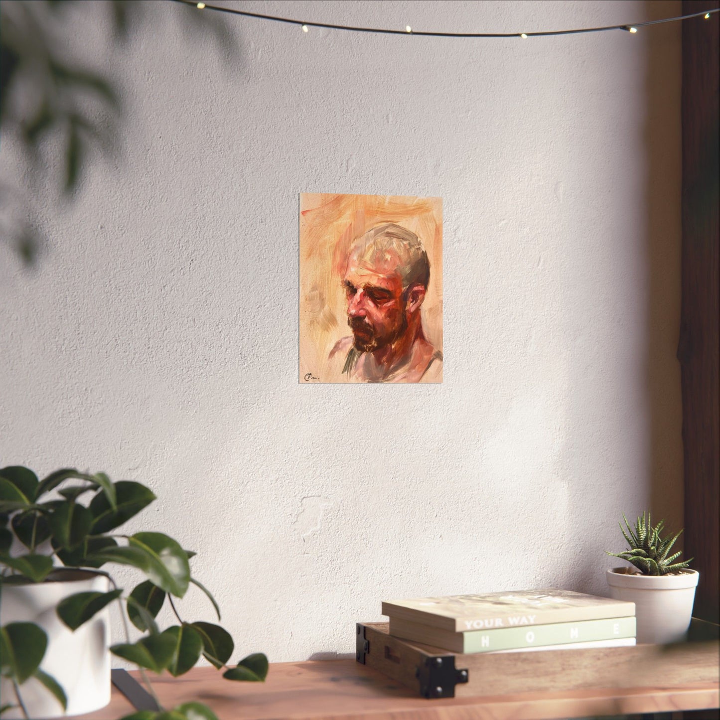 "Joseph" - Oil Portriait Print (Day 115)