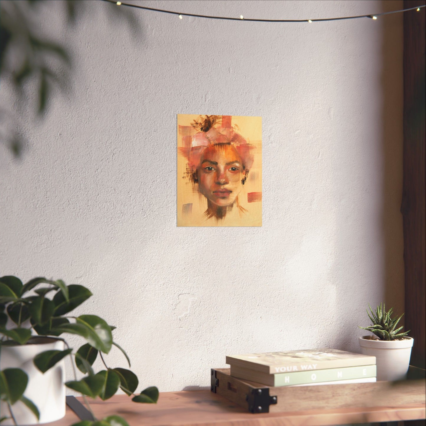 "Fatima" - Oil Portriait Print (Day 33)