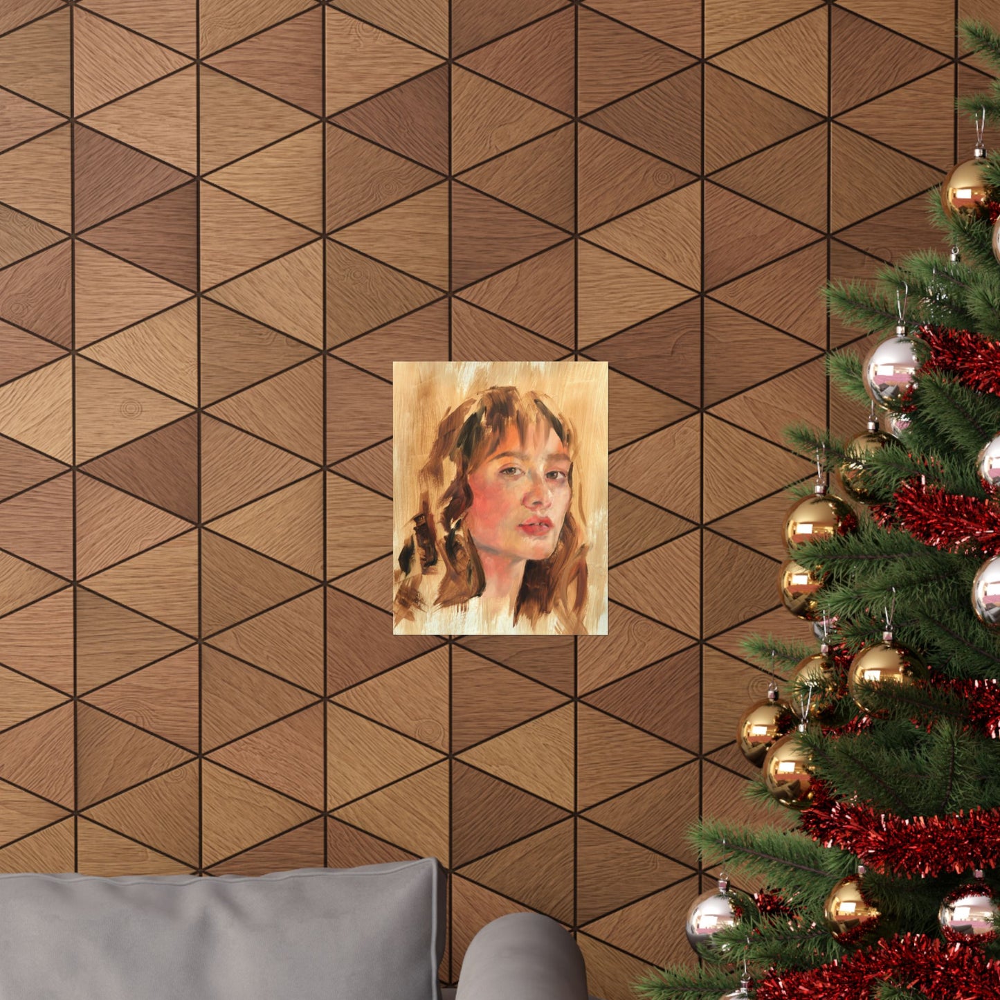 "Amelia" - Oil Portriait Print (Day 18)