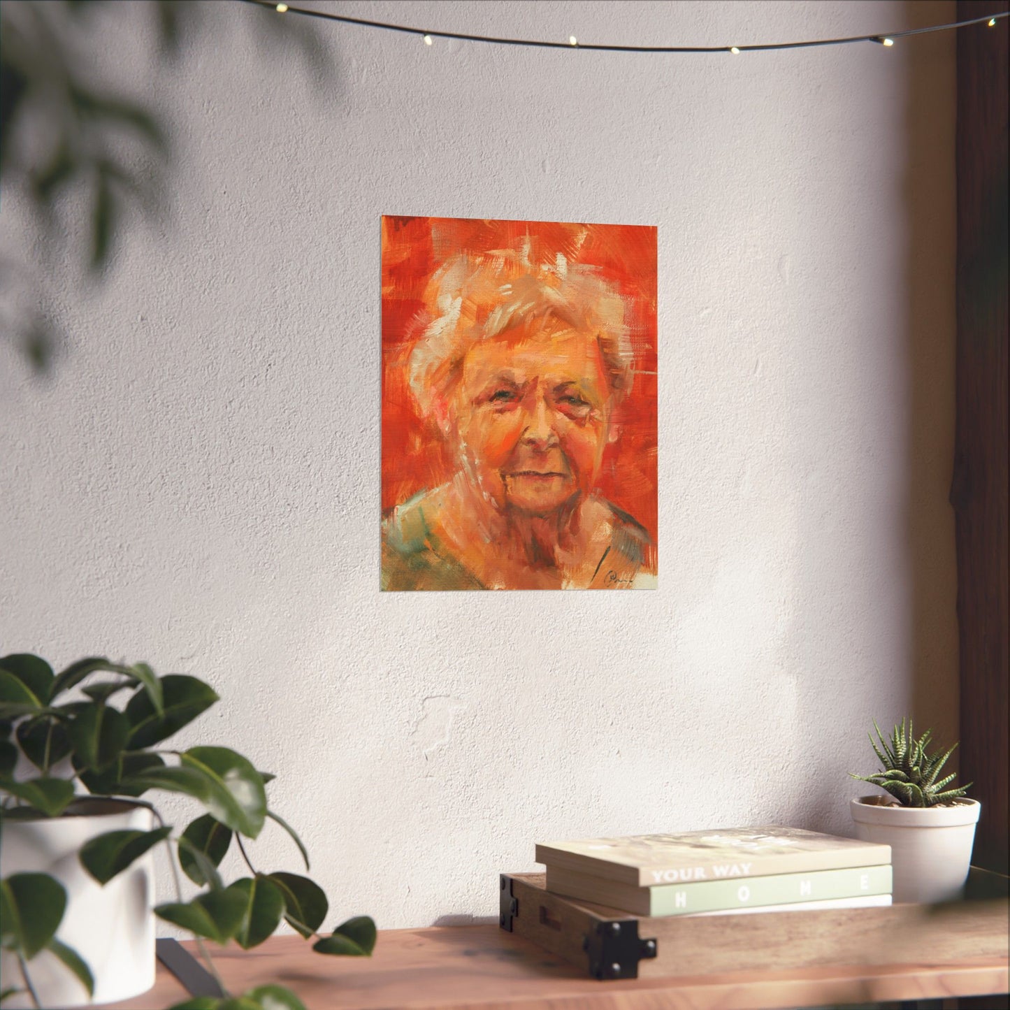 "Isadora" - Oil Portriait Print (Day 99)