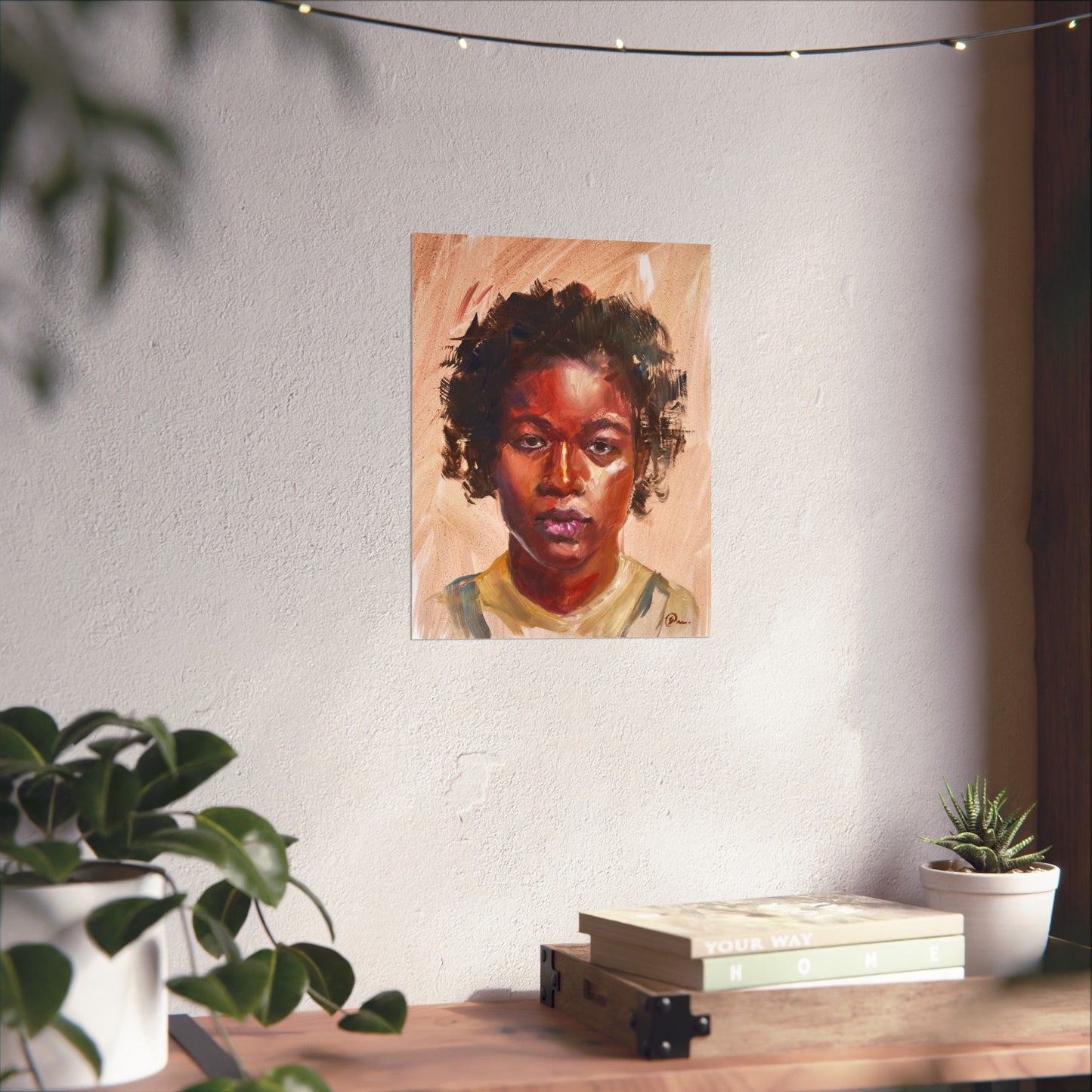 "Dolly" - Oil Portriait Print (Day 111)