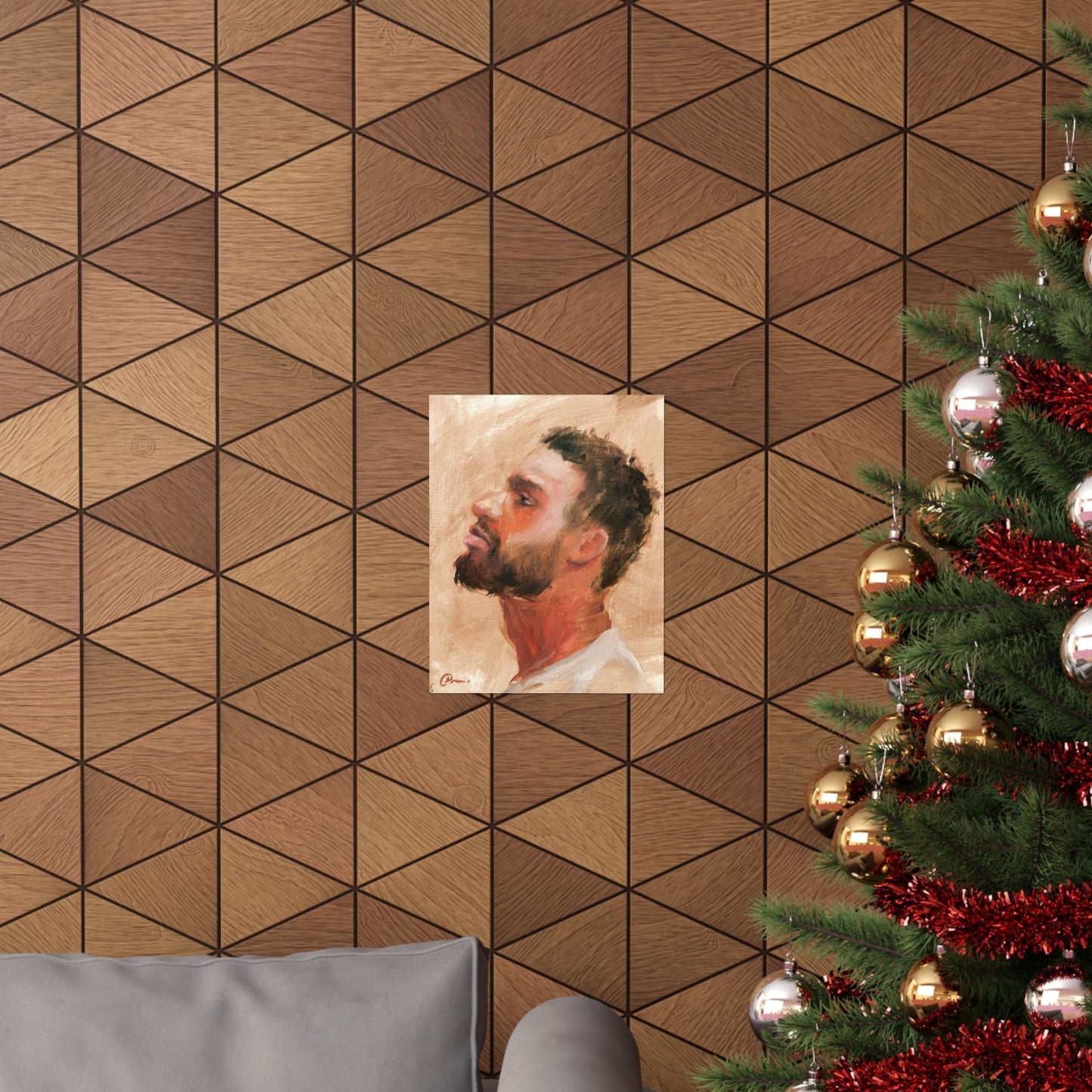 "Jamal" - Oil Portriait Print (Day 155)