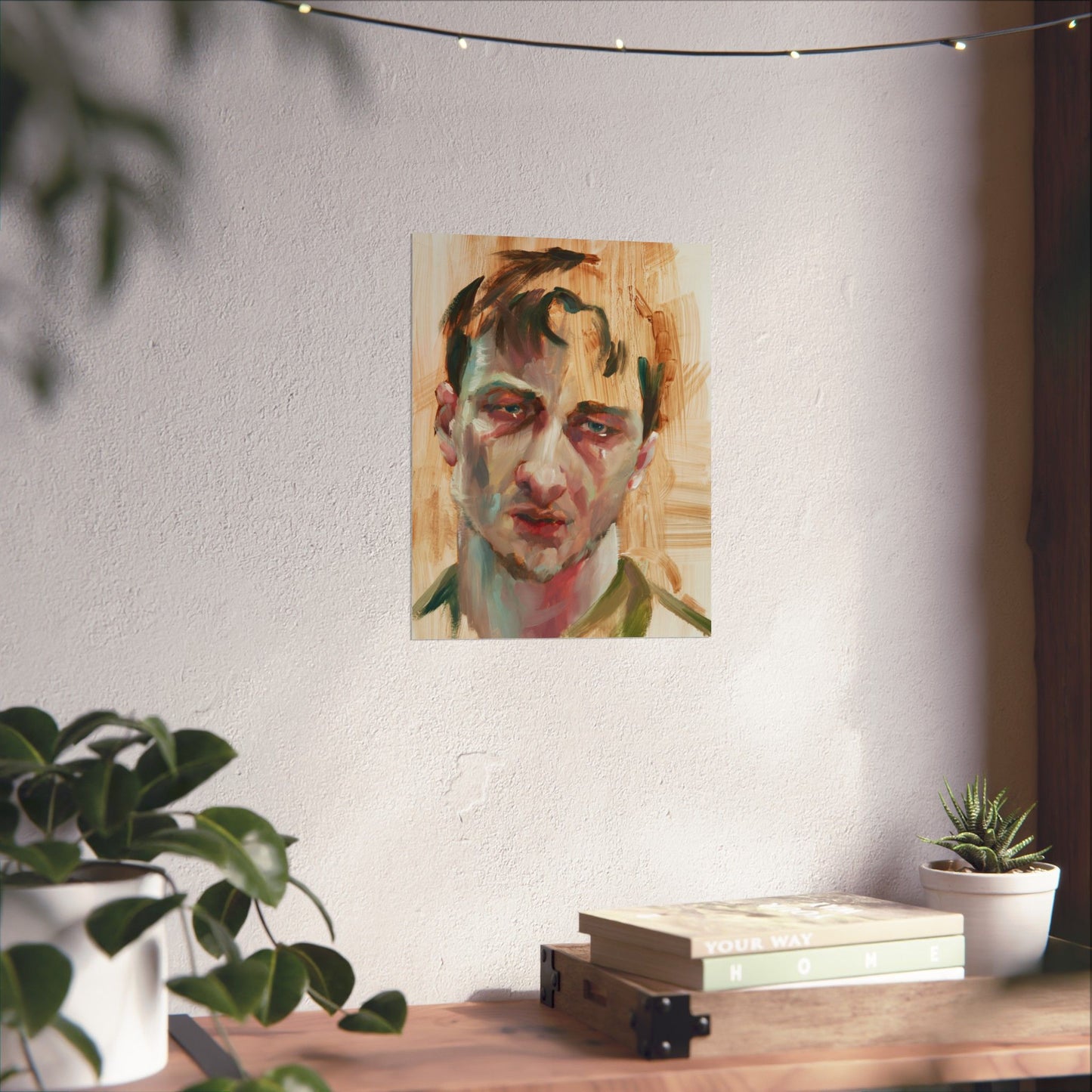 "Robbie" - Oil Portriait Print (Day 8)