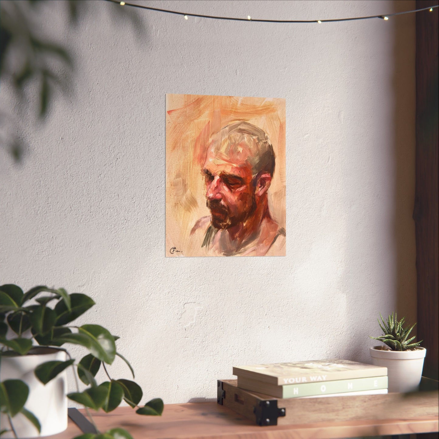 "Joseph" - Oil Portriait Print (Day 115)