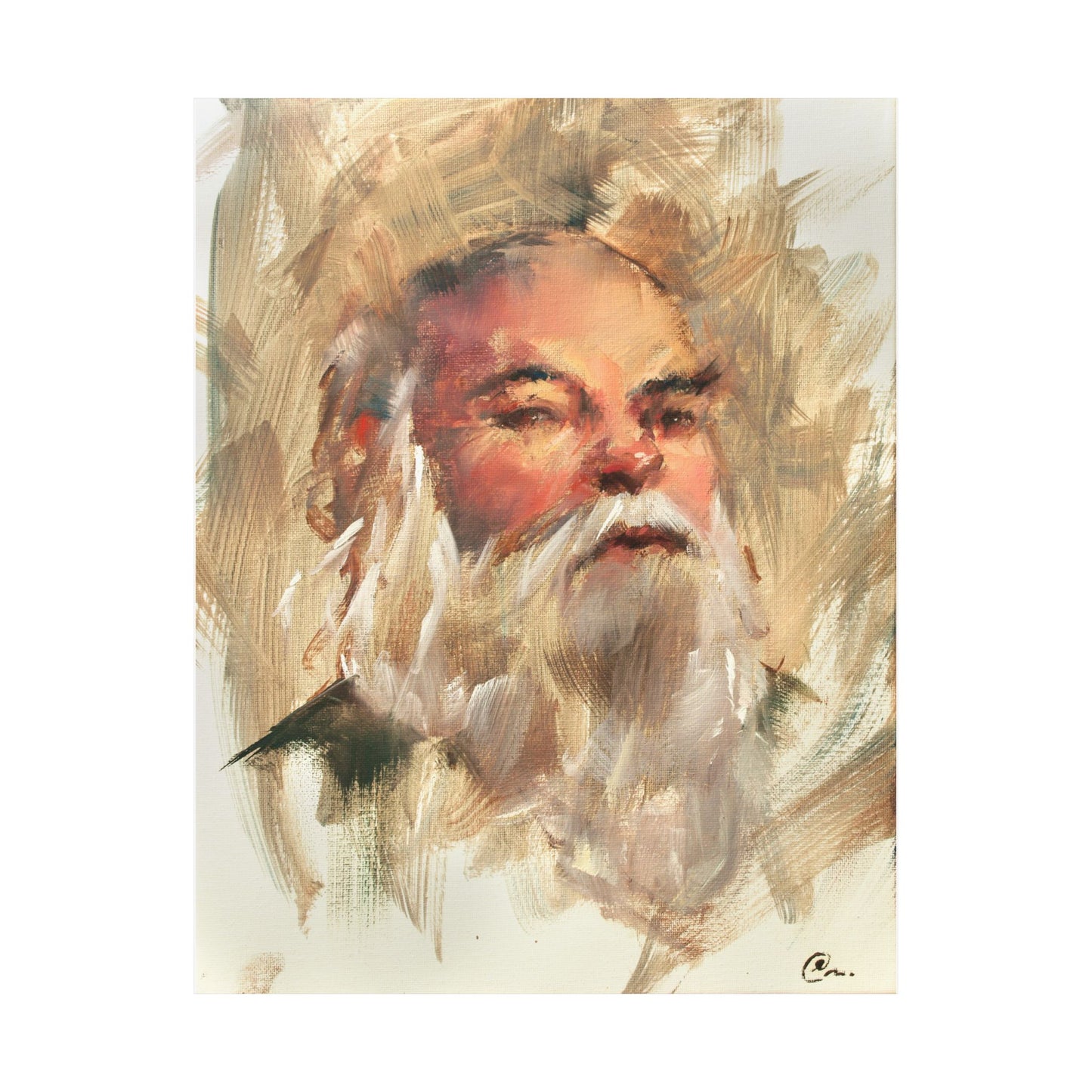 "Rupert" - Oil Portriait Print (Day 81)