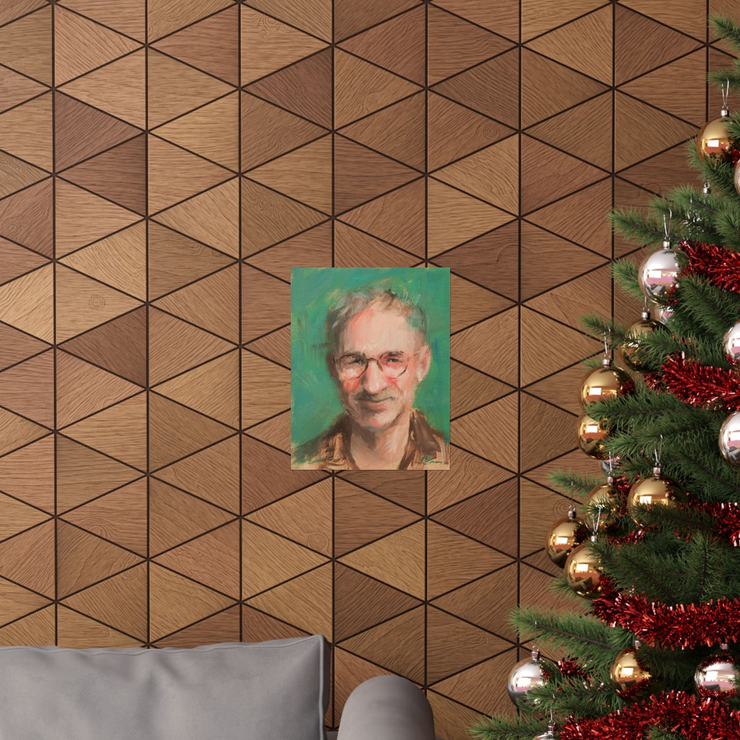 "Santiago" - Oil Portriait Print (Day 163)