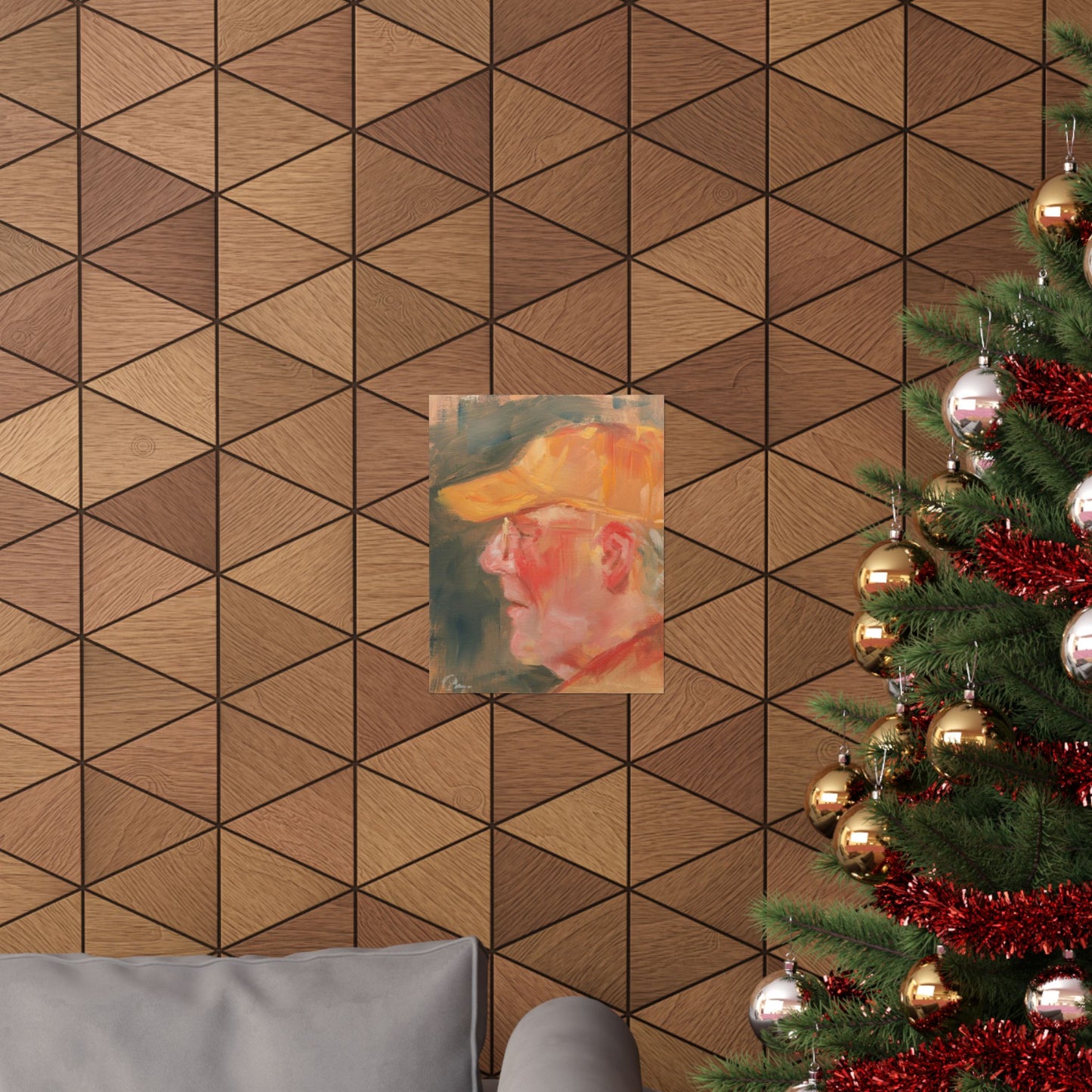 "Richard" - Oil Portriait Print (Day 134)