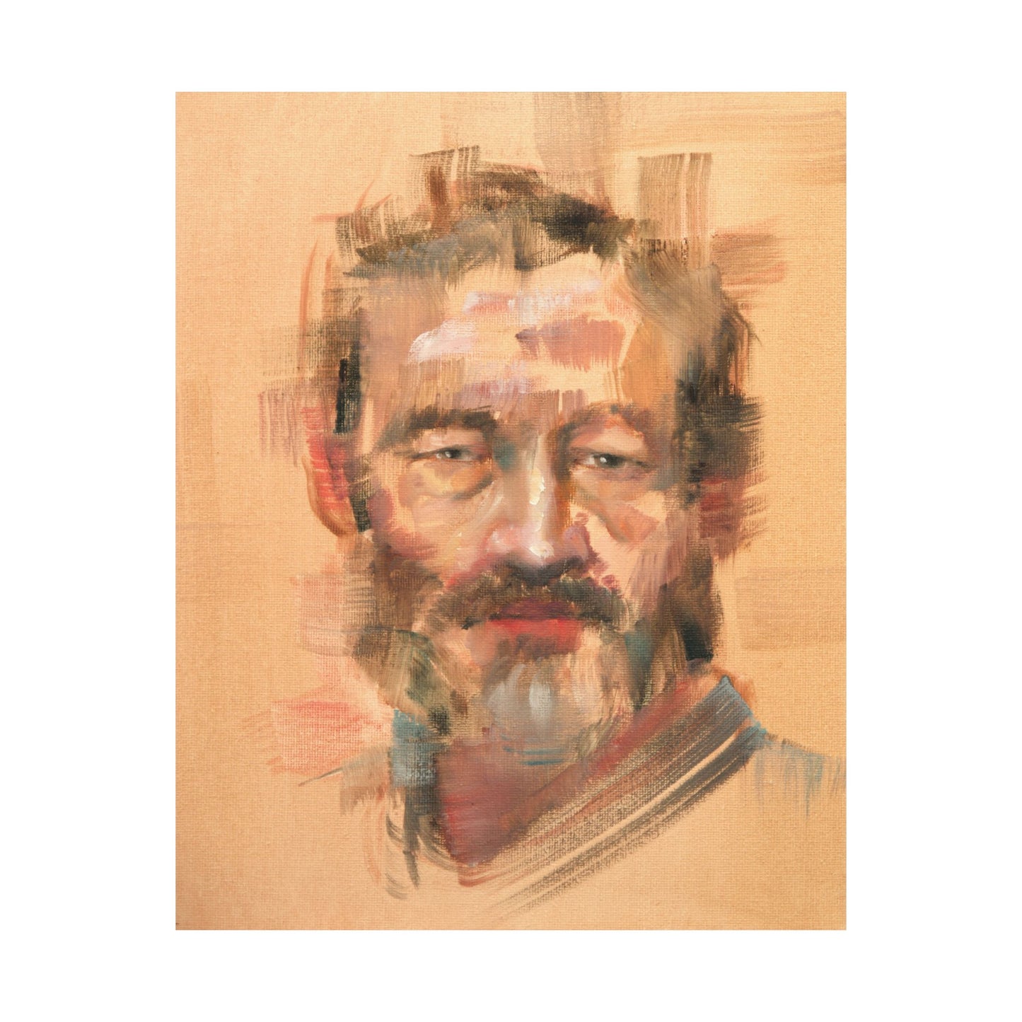 "Gerald" - Oil Portriait Print (Day 31)