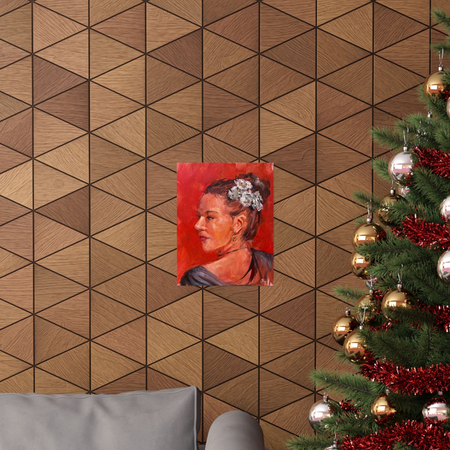 "Rogina" - Oil Portriait Print (Day 112)