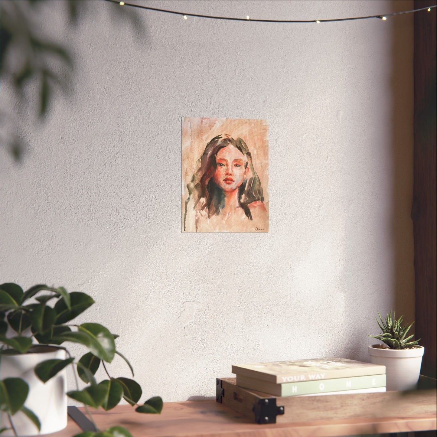 "Jade" - Oil Portriait Print (Day 102)