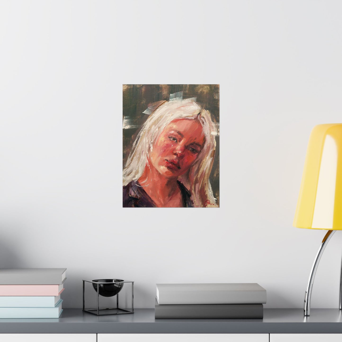 "Angelique" - Oil Portriait Print (Day 88)
