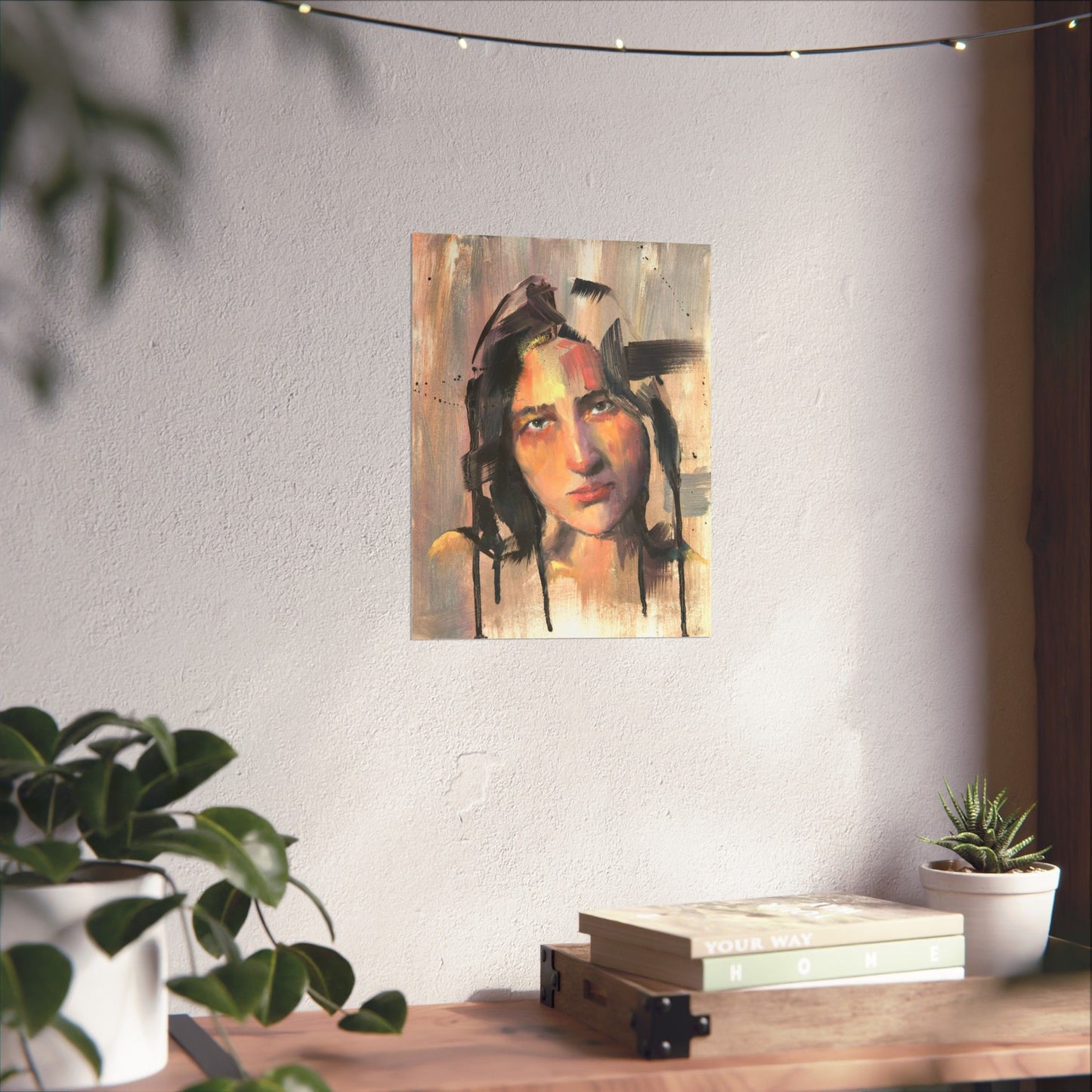 "Violet" - Oil Portriait Print (Day 52)