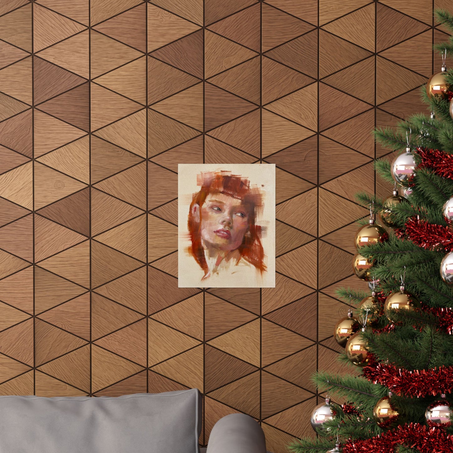 "Daphne" - Oil Portriait Print (Day 21)