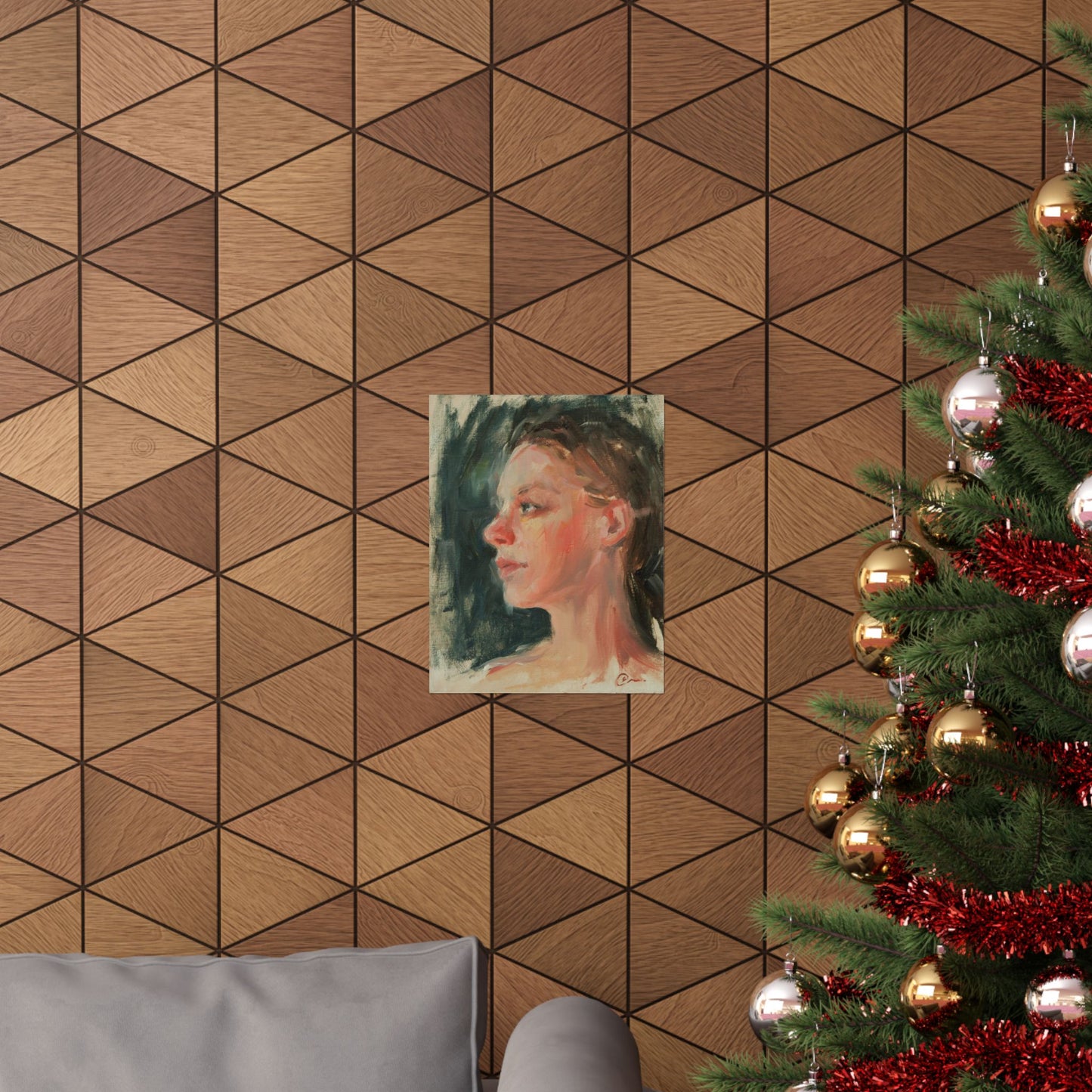 "Carolina" - Oil Portriait Print (Day 159)