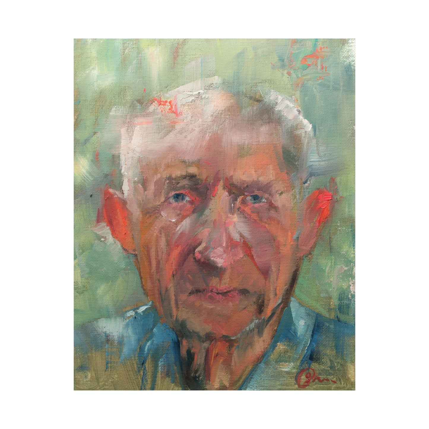 "Filipo" - Oil Portriait Print (Day 90)