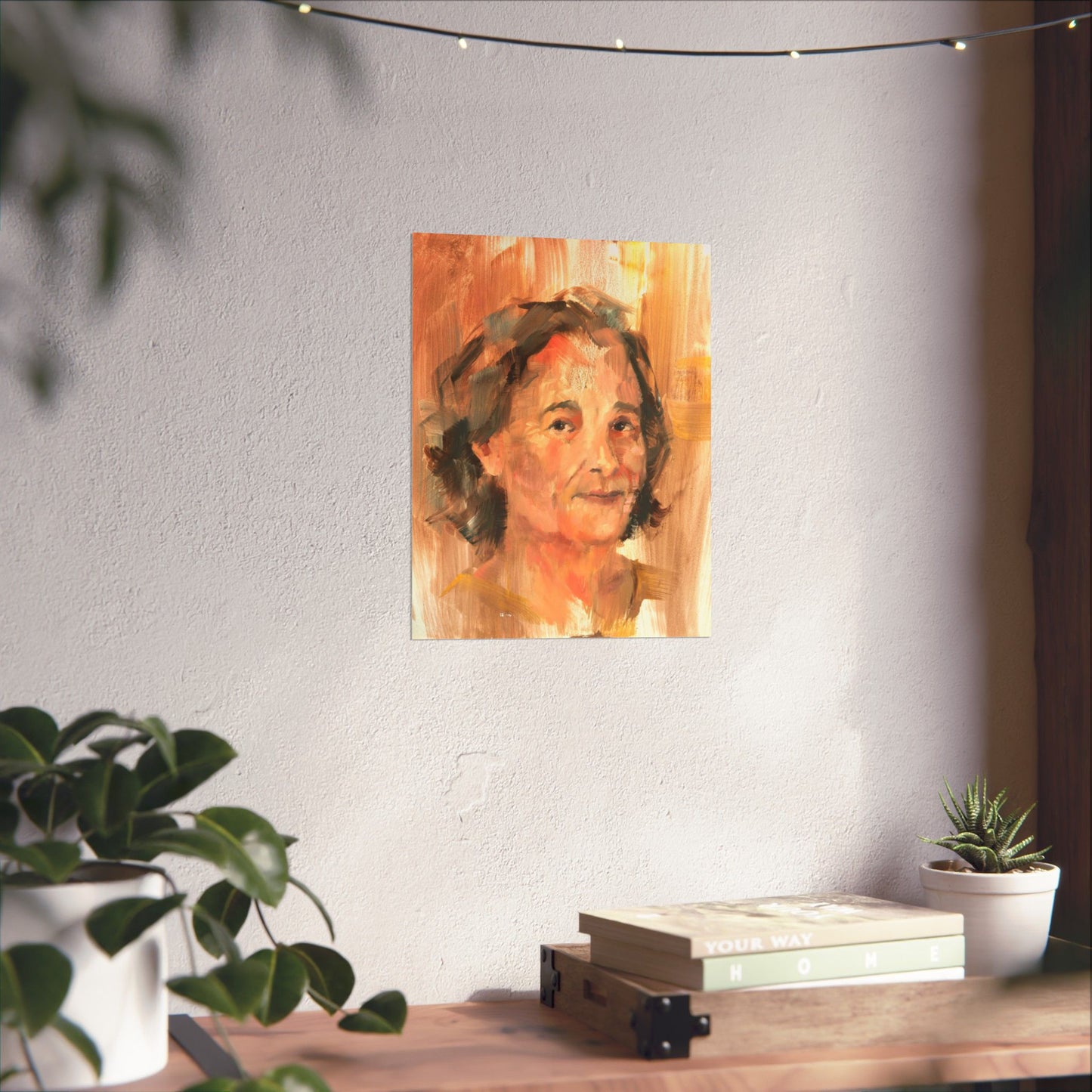 "Emilia" - Oil Portriait Print (Day 48)