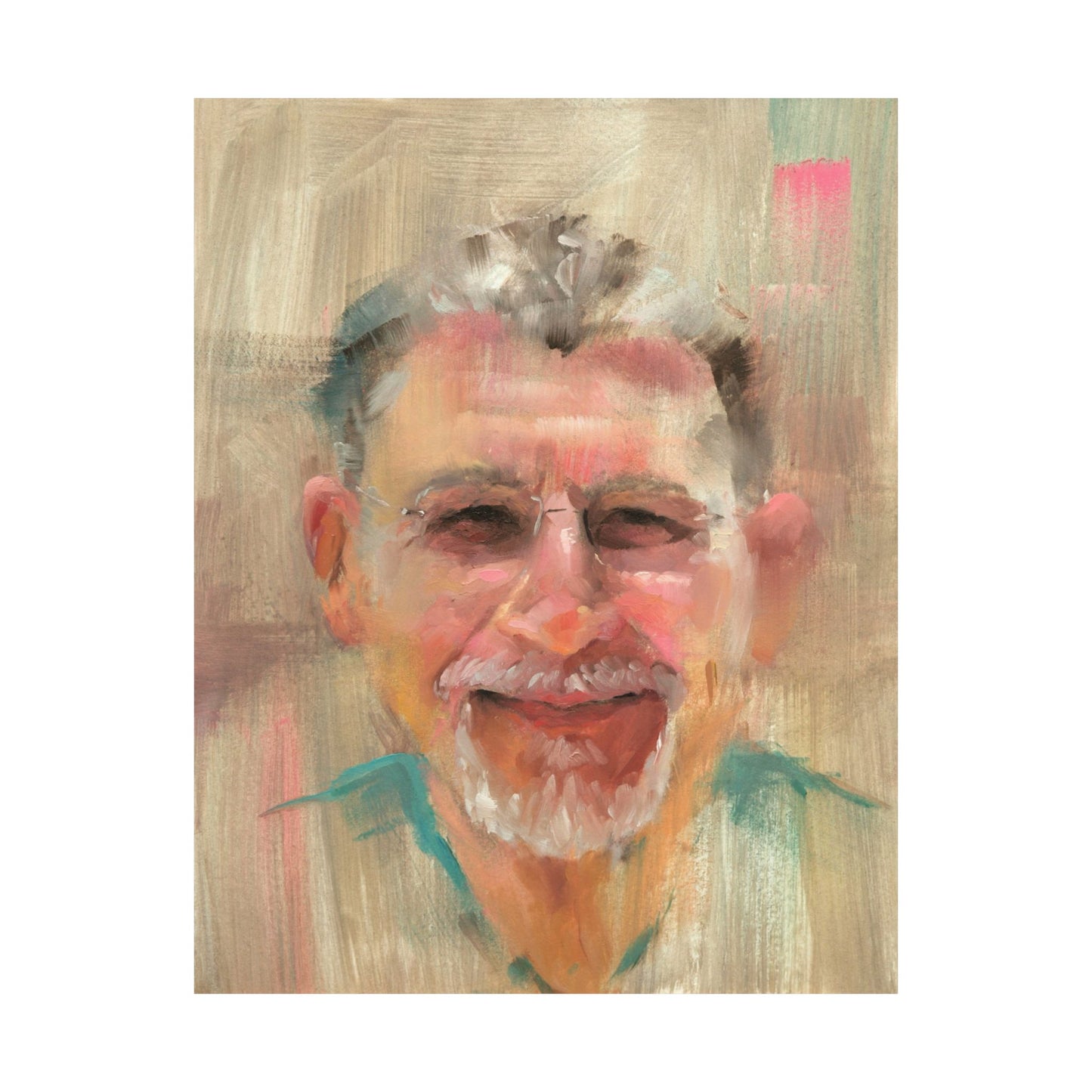 "Piero" - Oil Portriait Print (Day 56)