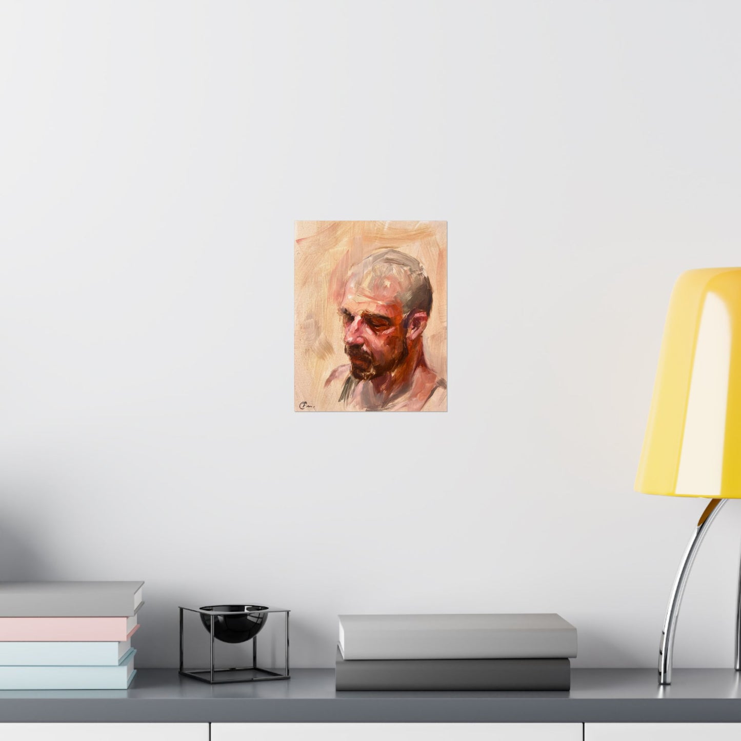 "Joseph" - Oil Portriait Print (Day 115)