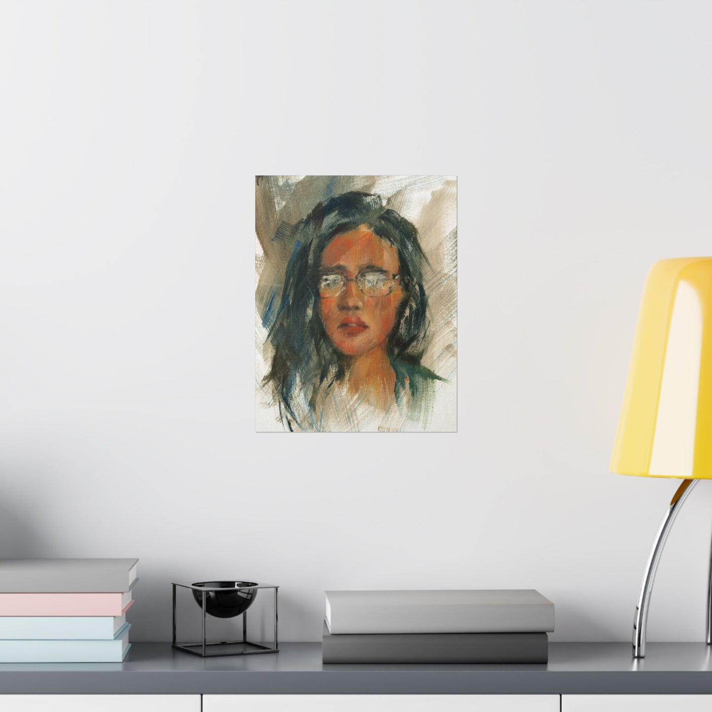 "Mish" - Oil Portriait Print (Day 107)