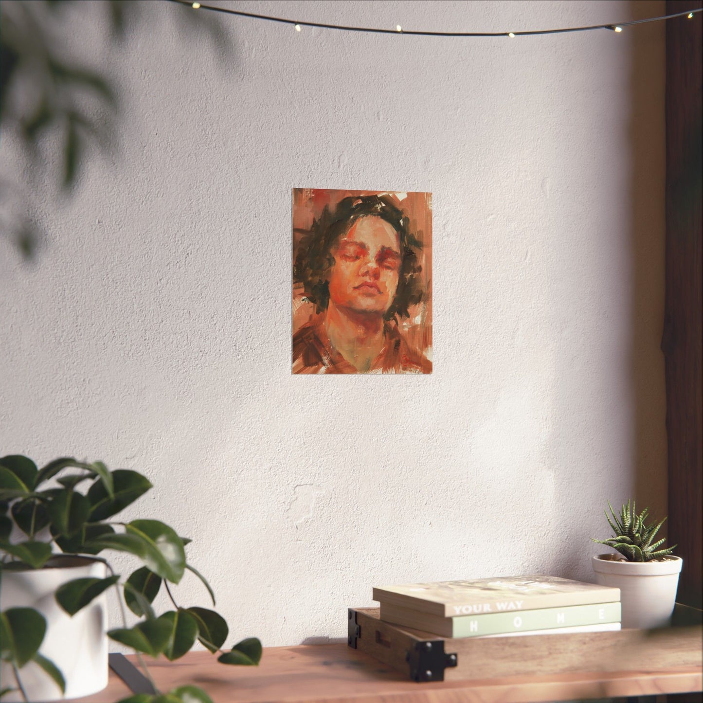 "Damien" - Oil Portriait Print (Day 135)