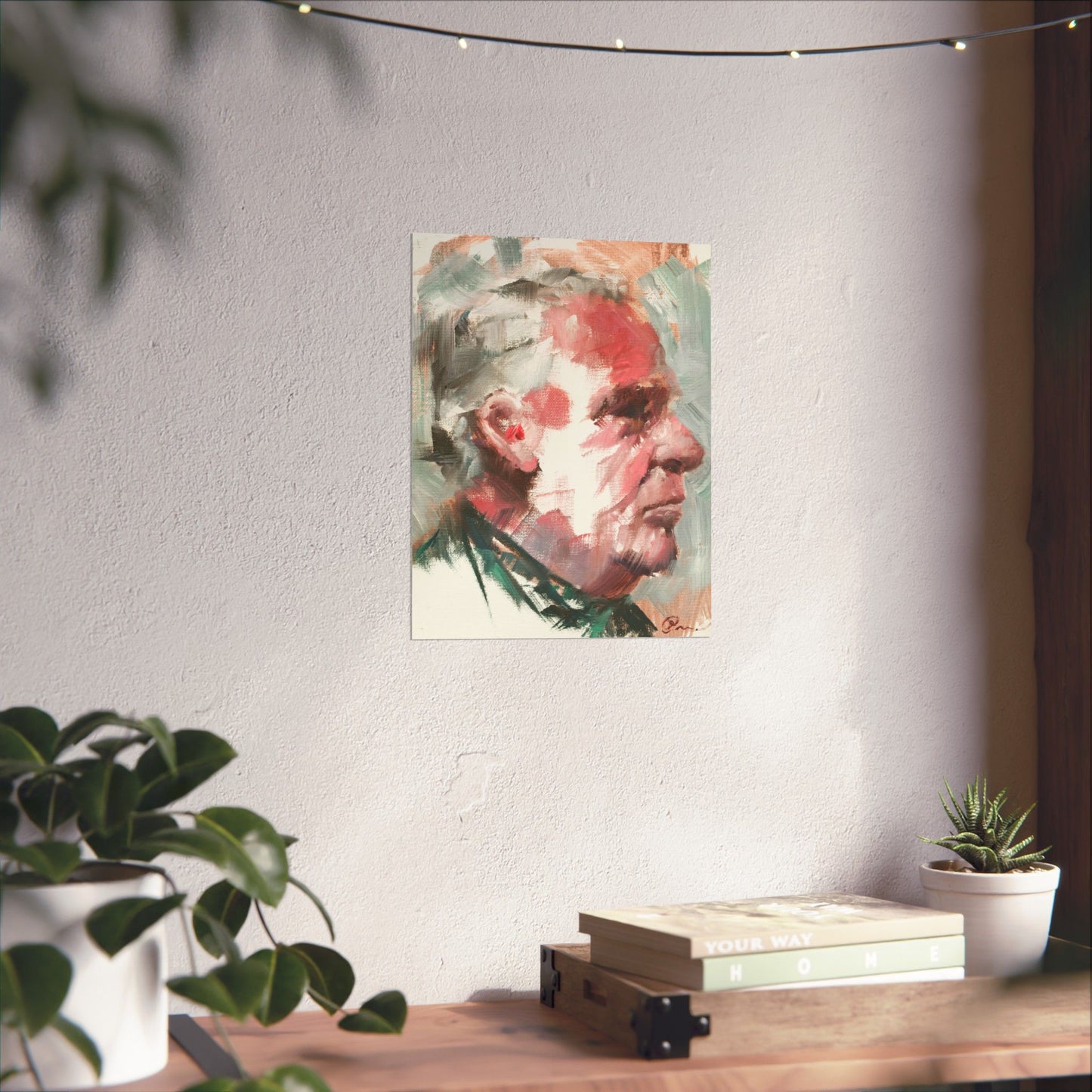 "Ulysses" - Oil Portriait Print (Day 118)