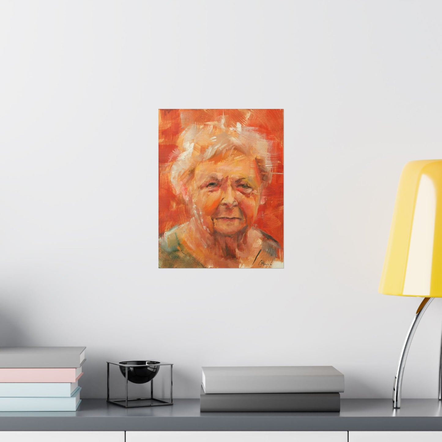 "Isadora" - Oil Portriait Print (Day 99)