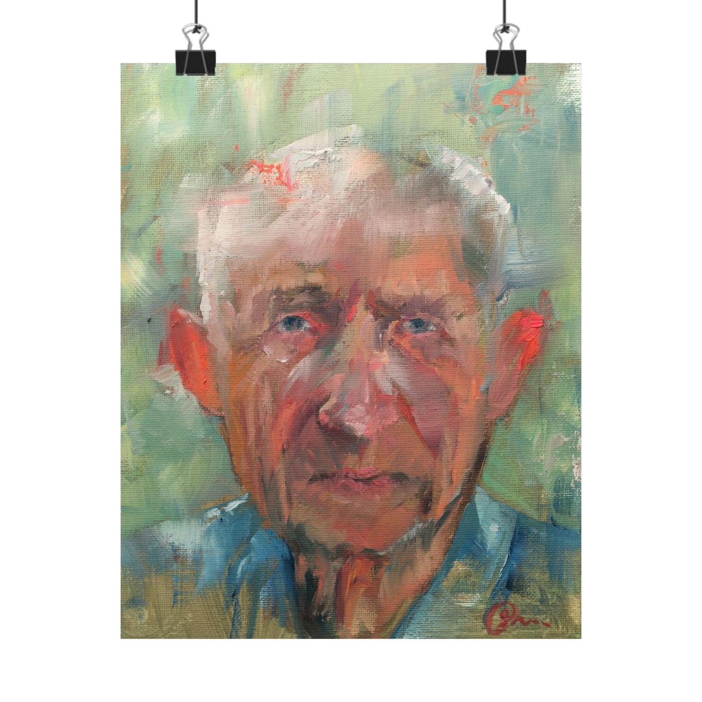 "Filipo" - Oil Portriait Print (Day 90)
