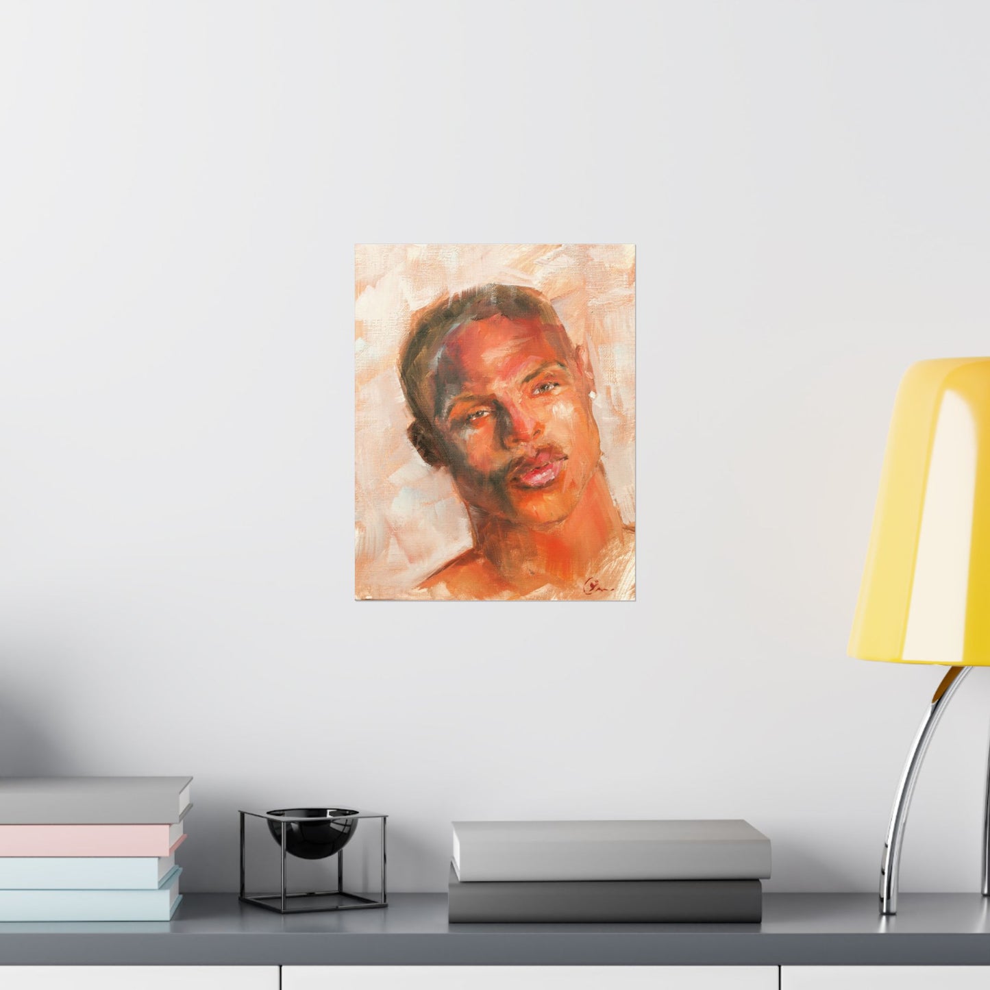 "Omar" - Oil Portriait Print (Day 124)