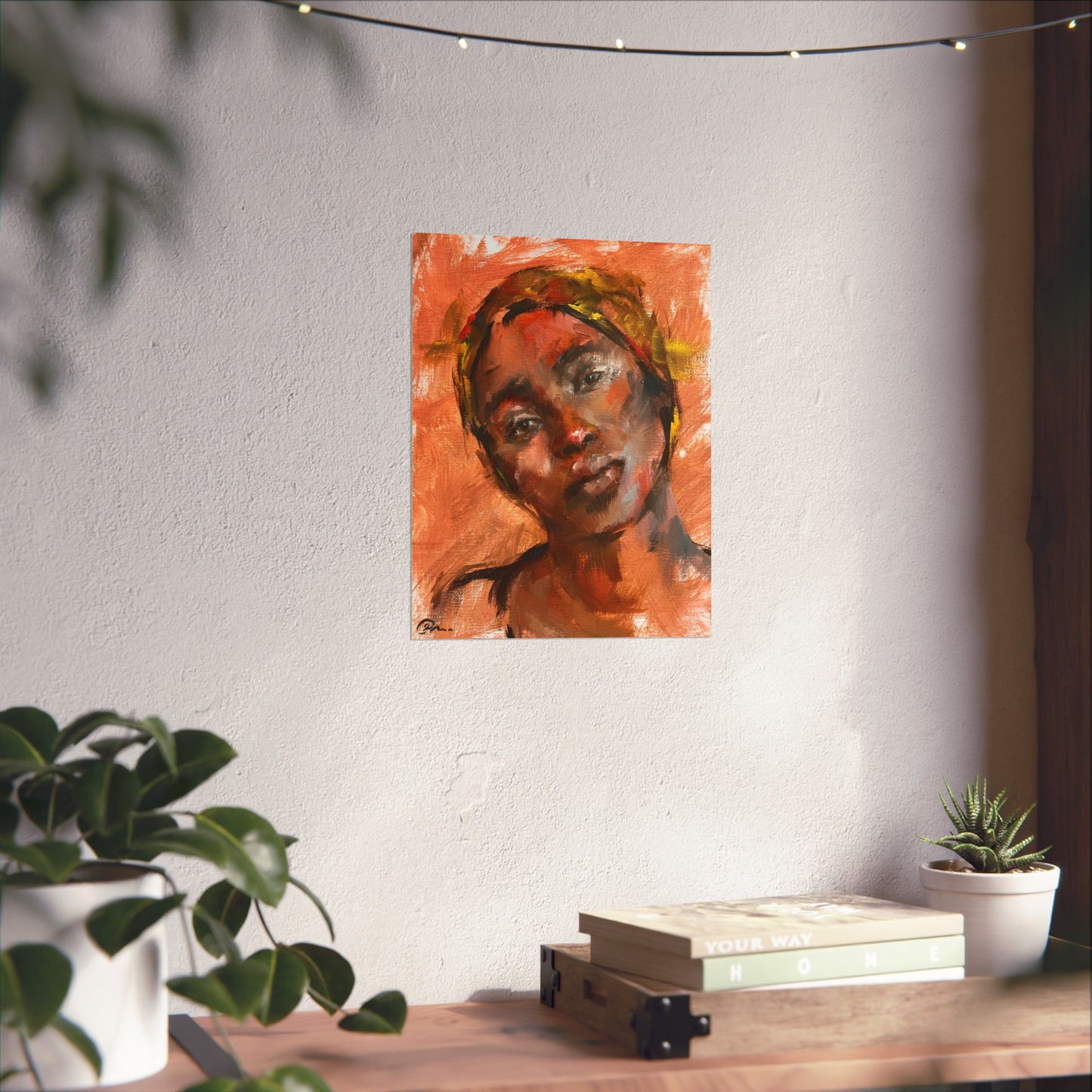 "Zuleika" - Oil Portriait Print (Day 85)