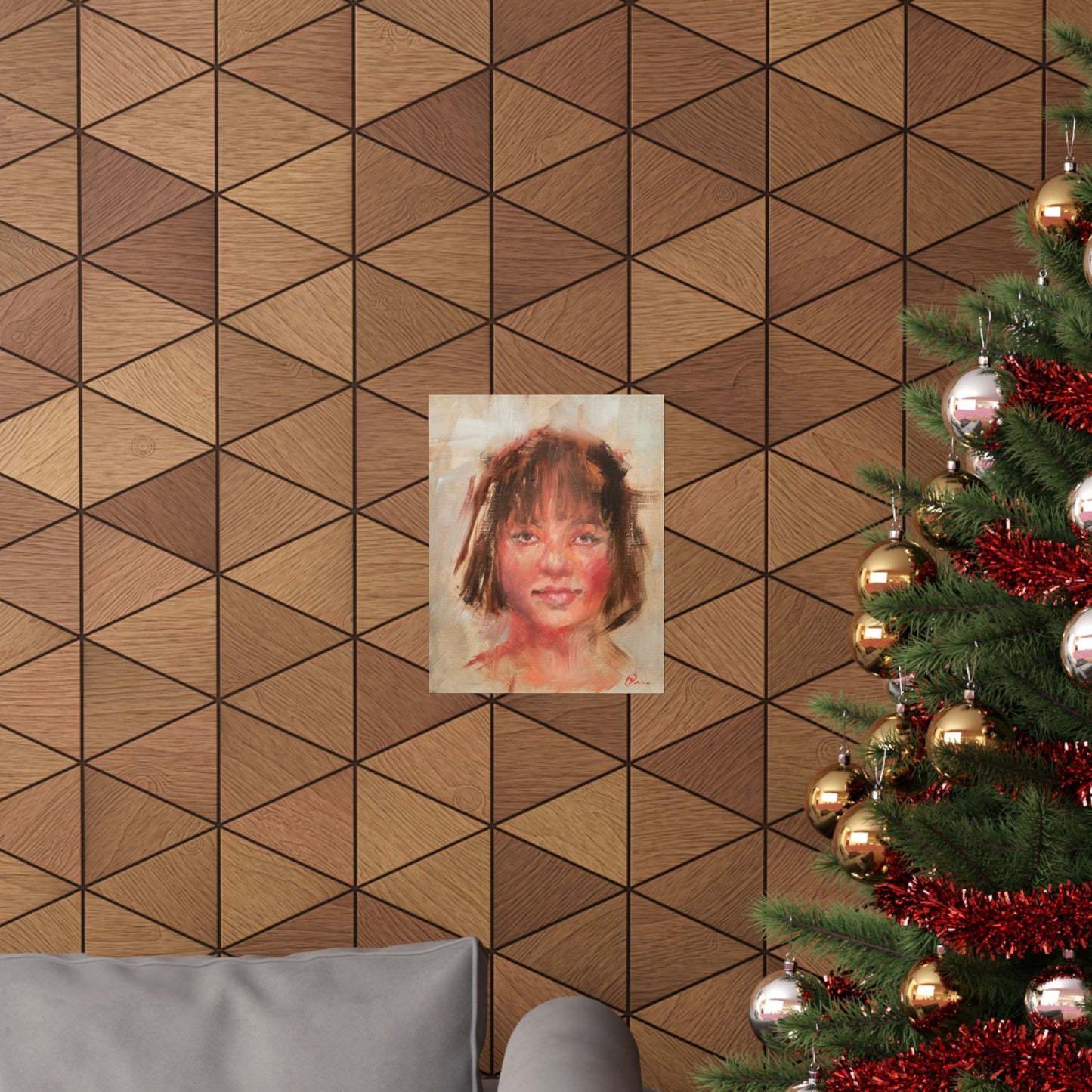 "Tara" - Oil Portriait Print (Day 141)