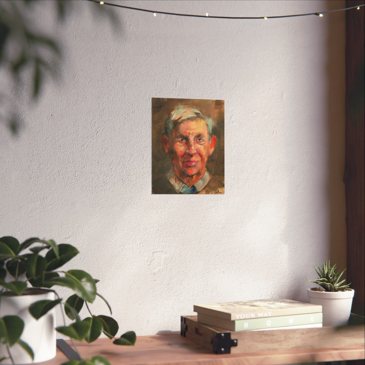 "Francis" - Oil Portriait Print (Day 87)